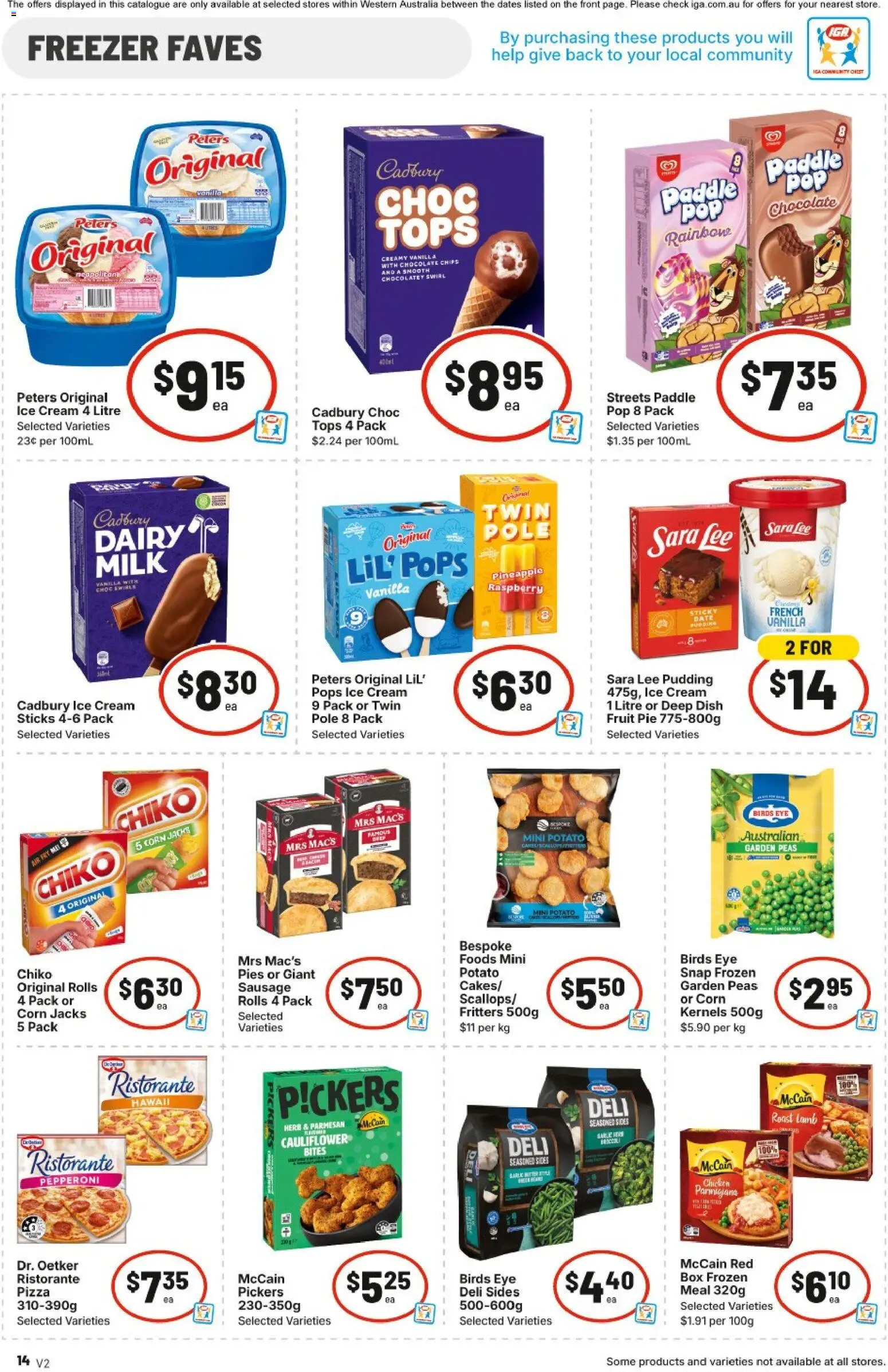 IGA catalogue - valid from 10.06.2026 | Page: 15 | Products: Pizza, Chips, Date, Cauliflower