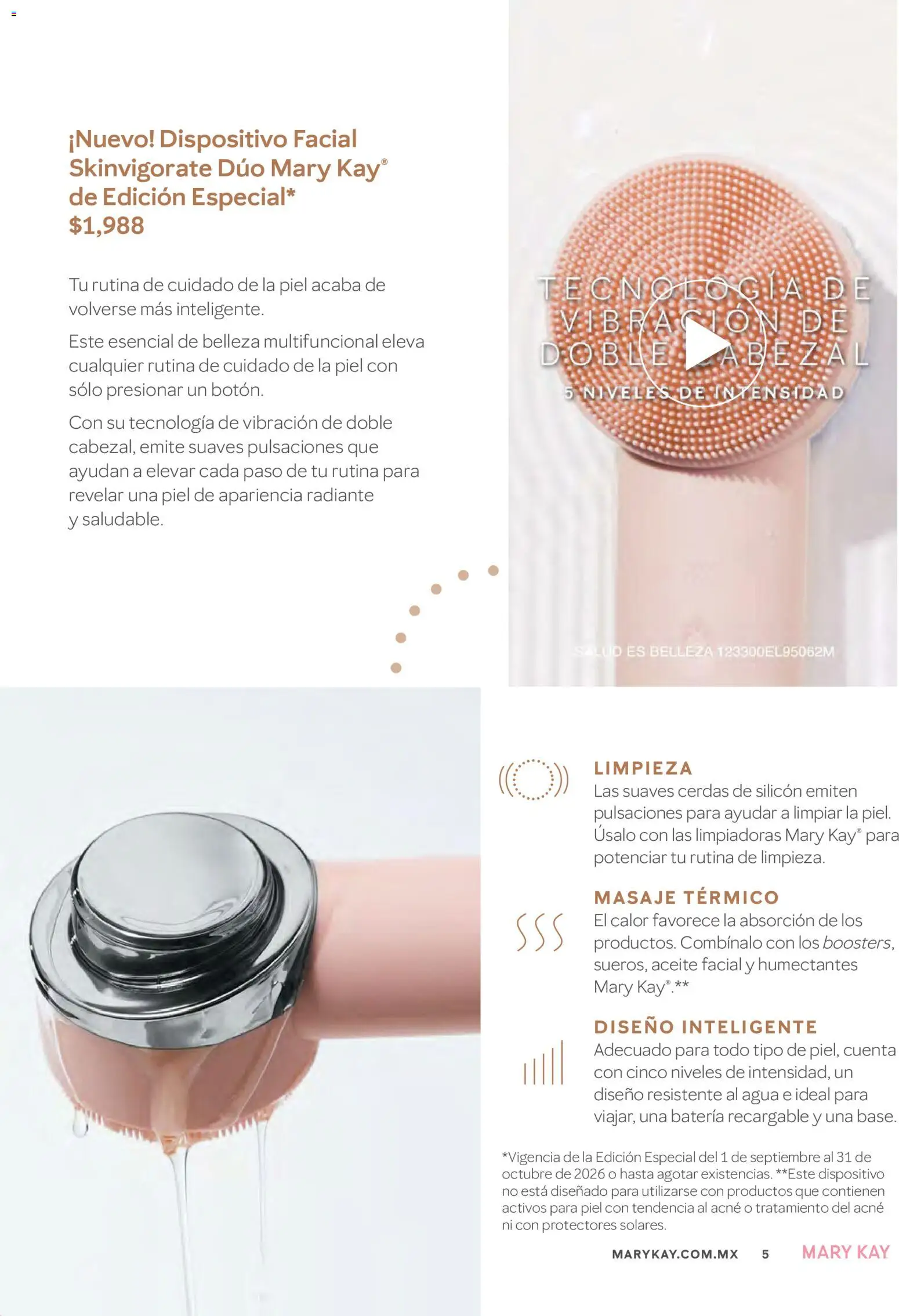 Nuevas ofertas de Mary Kay válidas en toda la República Mexicana desde el 01/09/2026. ¡Encuentra las mejores ofertas en Mary Kay catálogo! | Página: 5 | Productos: Agua, Aceite, Radiante, Batería
