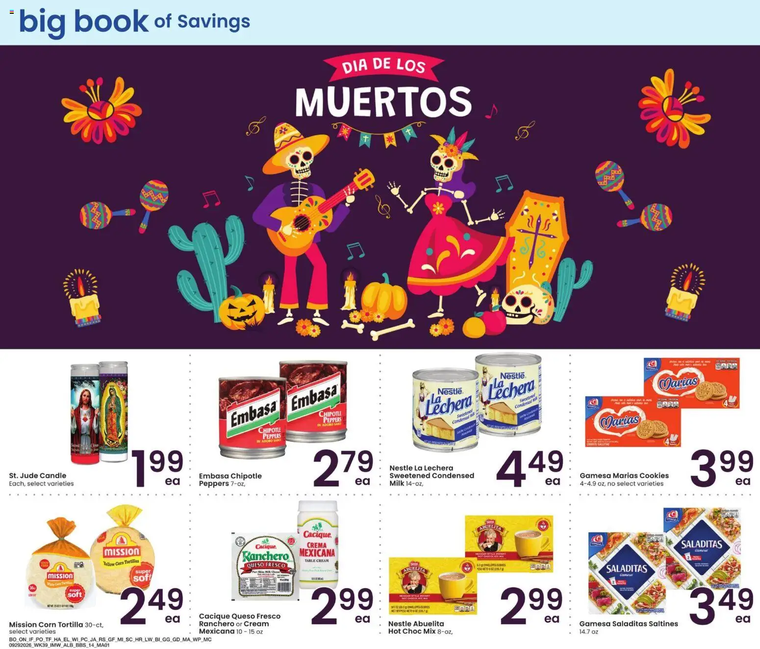 Albertsons Big Book of Savings - valid from 09/29/2026 | Page: 13 | Products: Corn, Peppers, Cream, Cookies