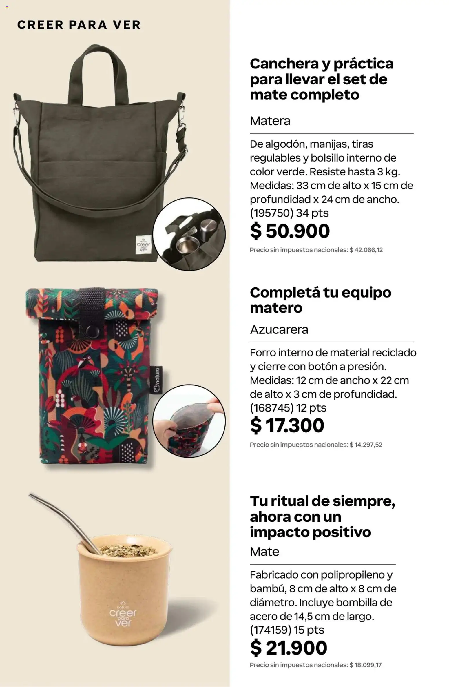 Catálogo Natura Ciclo 7 │ válido desde el 06.05.2026 | Página: 272 | Productos: Mate, Azucarera, Bombilla