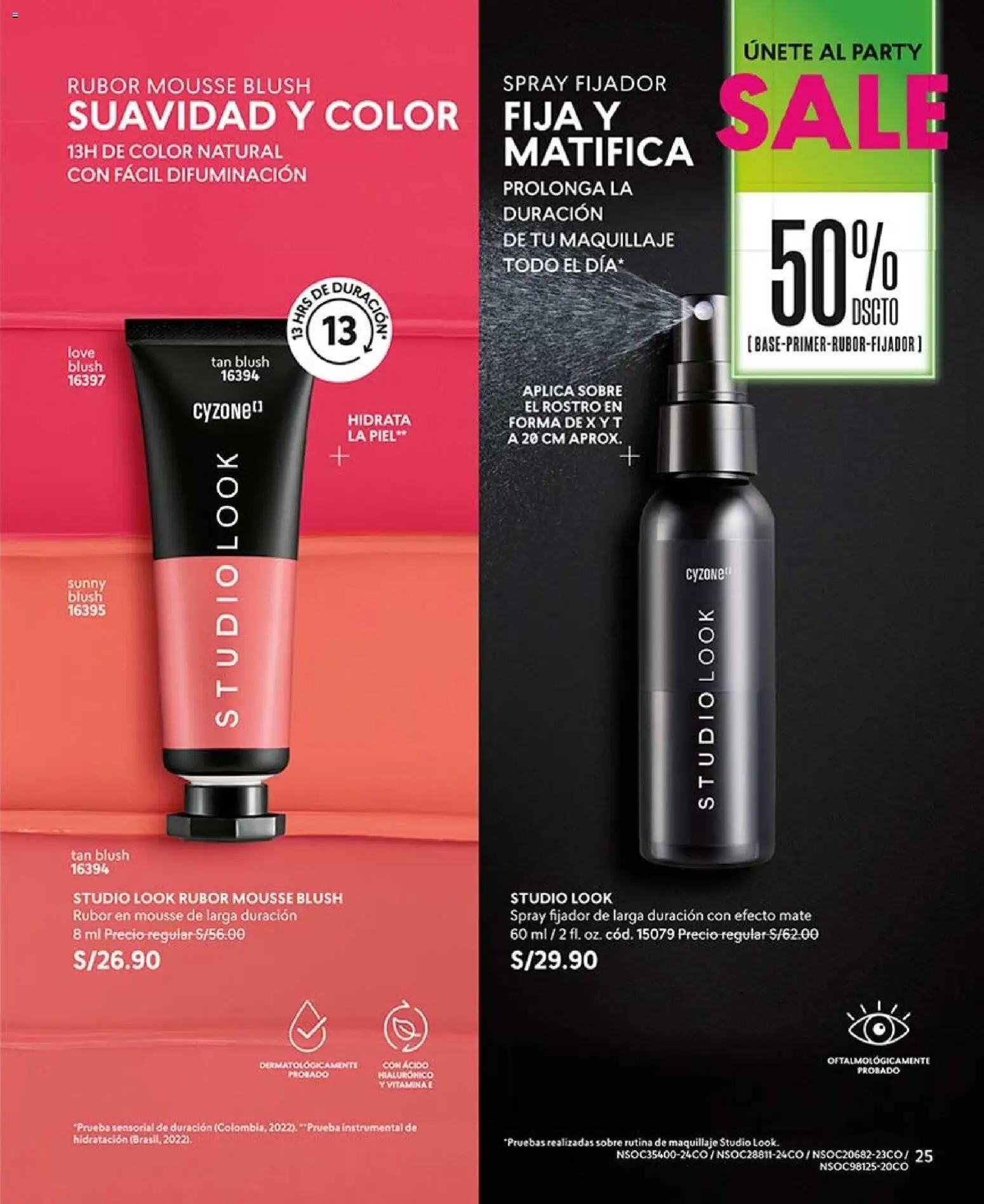 Catálogo CyZone válido desde 20/06/2026 | Página: 25 | Productos: Maquillaje, Rubor