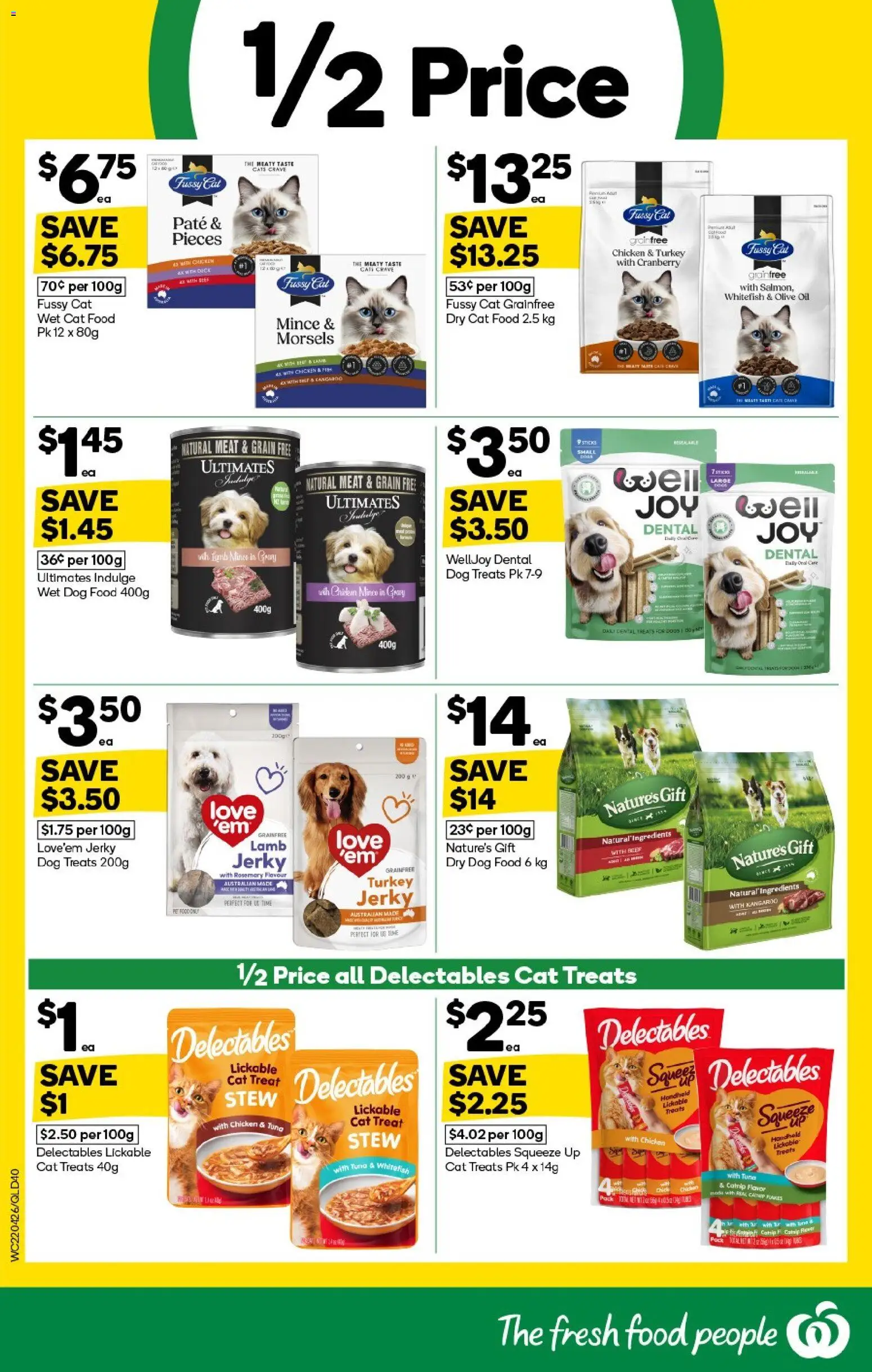 Woolworths catalogue - valid from 22.04.2026 | Page: 40 | Products: Lamb, Meat, Dog food, Tuna
