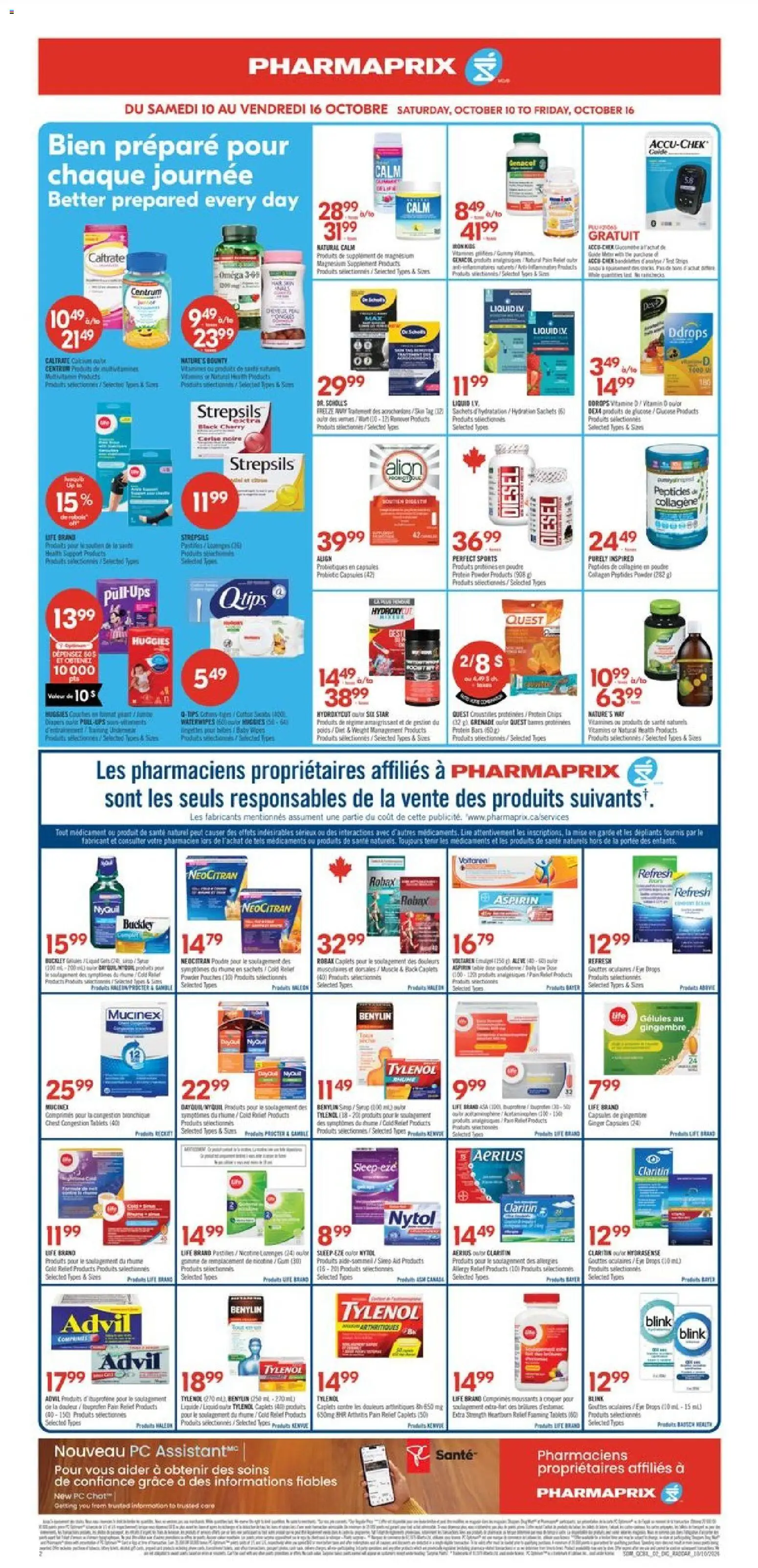 Pharmaprix flyer valid from Oct 10, 2026 | Page: 4