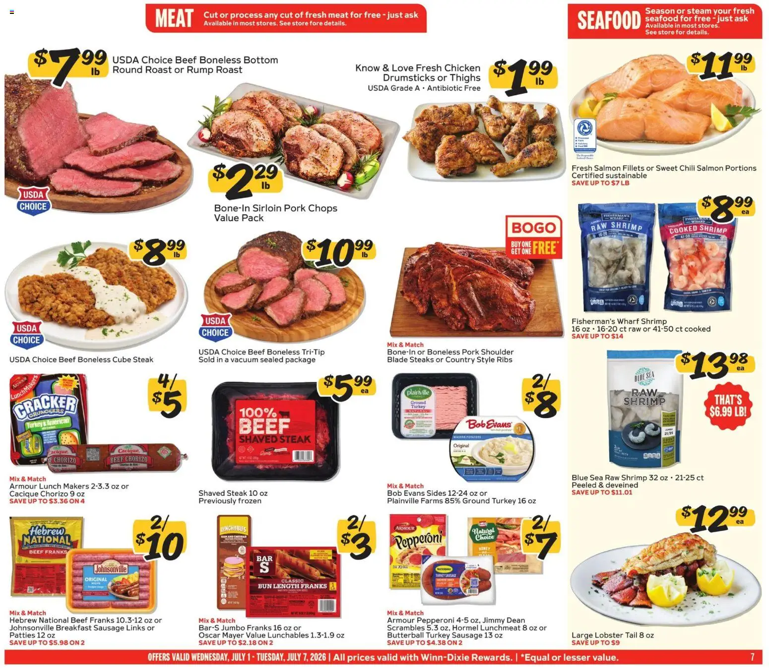 Winn Dixie Weekly Ad - valid from 07/01/2026 | Page: 7