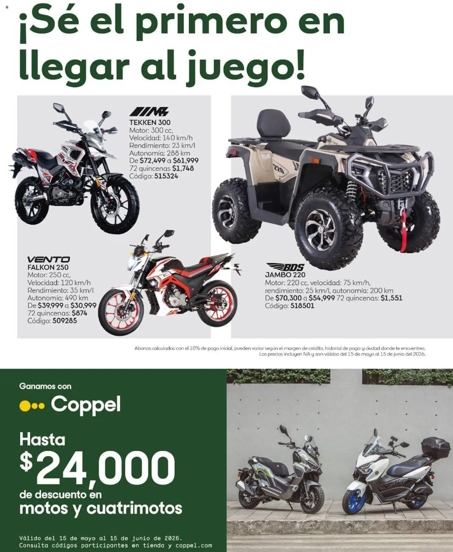 Nuevas ofertas de Coppel válidas en toda la República Mexicana desde el 01.05.2026. ¡Encuentra las mejores ofertas en Coppel catálogo Ganamos! | Página: 22 | Productos: Juego, Té
