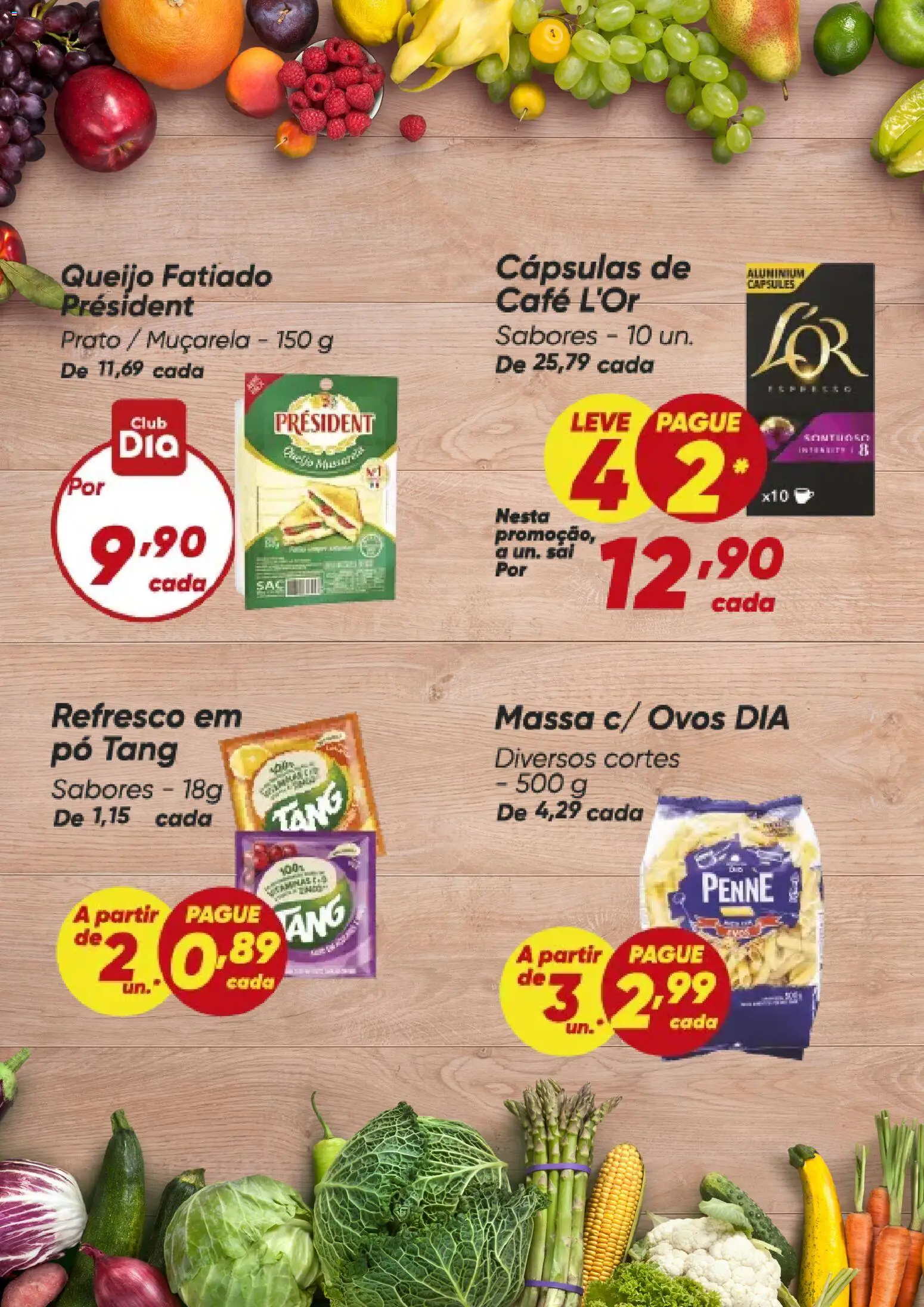 Dia Folheto - válido de 11.06.2026 | Página: 5 | Produtos: Refresco, Queijo, Massa, Sal
