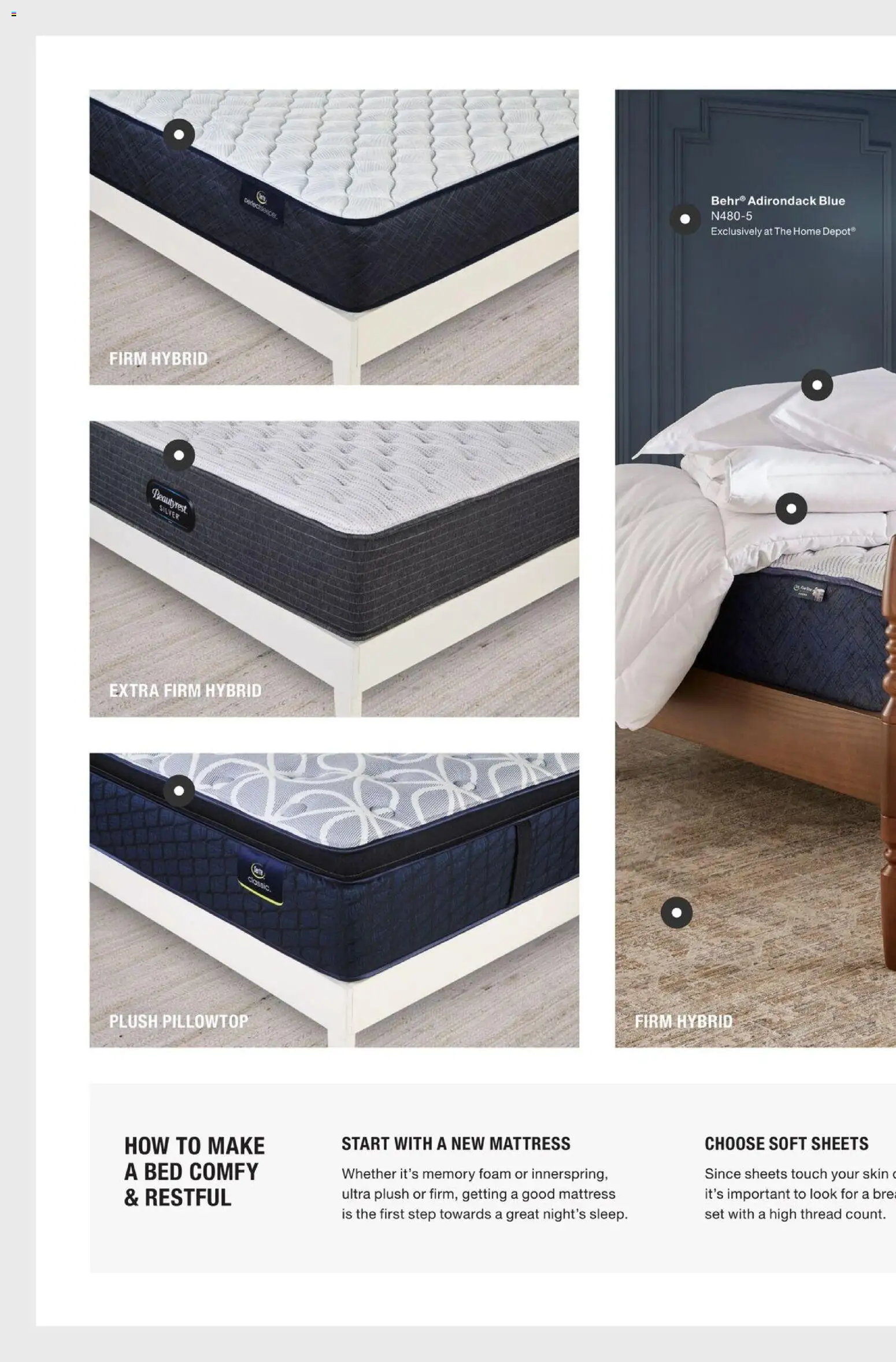 Home Depot Catalog - valid from 08/20/2026 | Page: 16 | Products: Bed, Mattress, Foam
