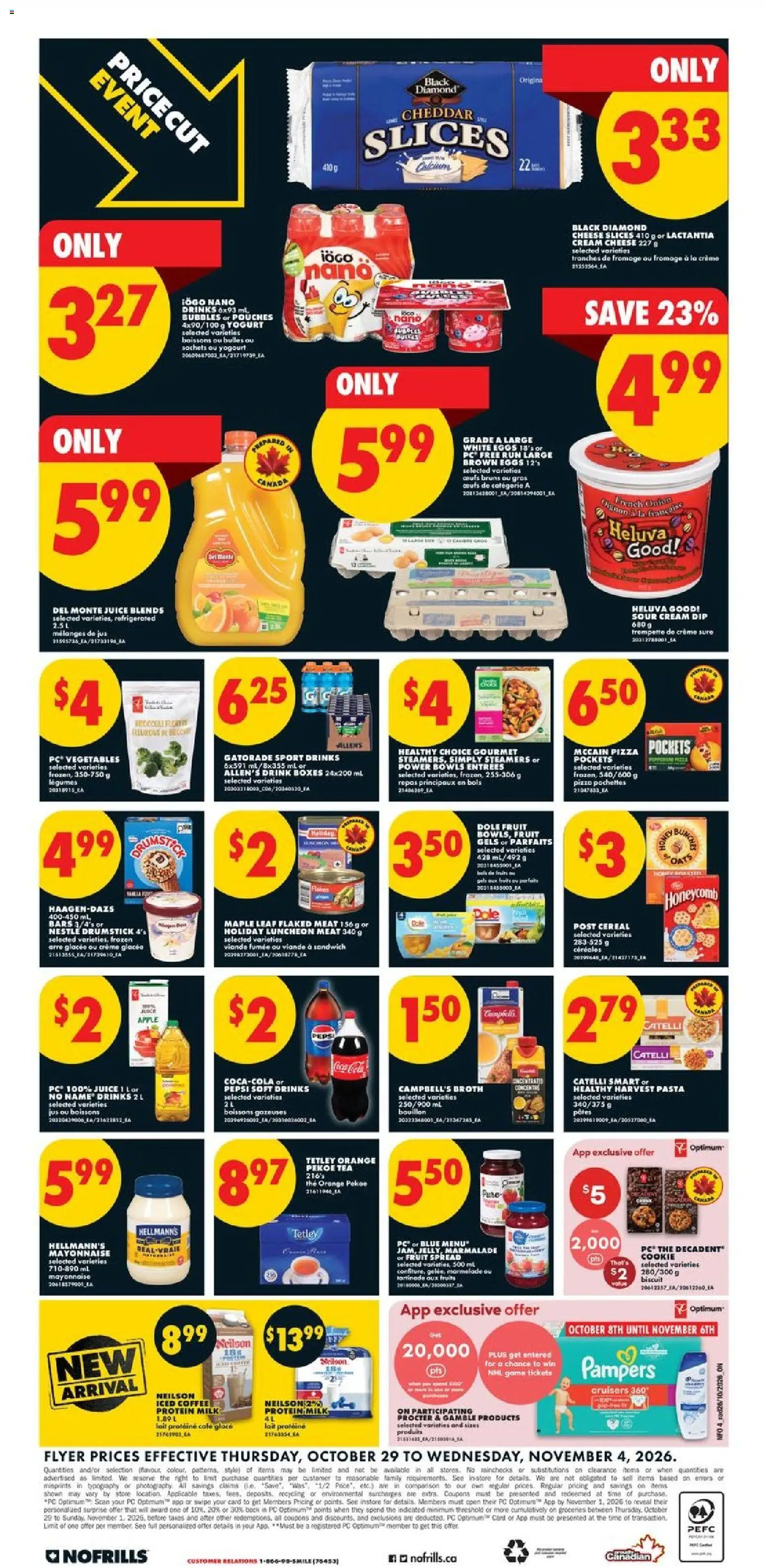 No Frills flyer valid from Oct 29, 2026 | Page: 4
