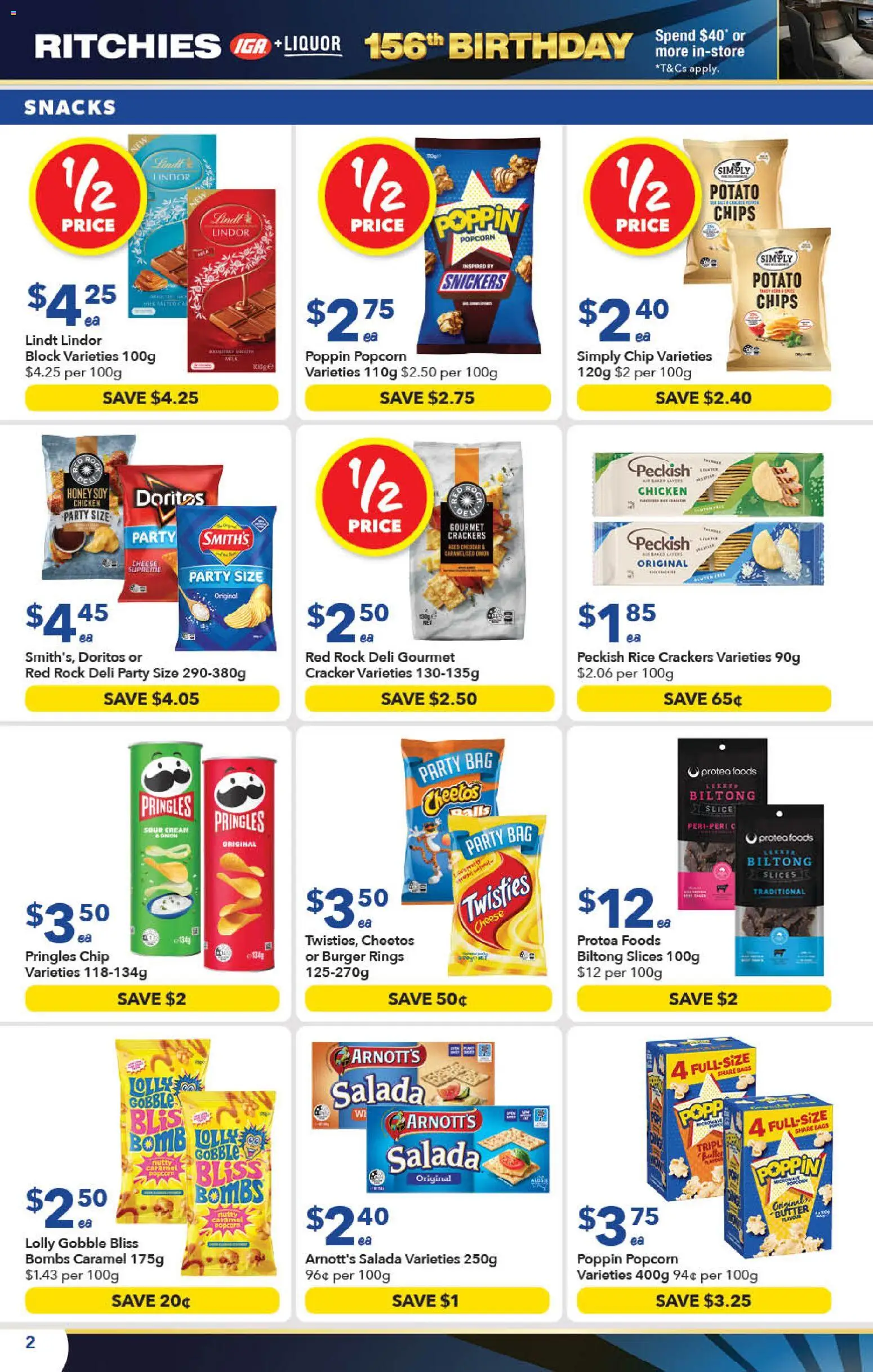 Ritchies catalogue - valid from 23/09/2026 | Page: 2 | Products: Snacks, Sour cream, Cream, Bag