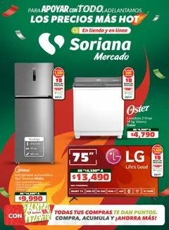 Vista previa de Soriana Adelantamos los precios más hot Mercado Nacional, nuevo folleto de la tienda, válido en México a partir del 14.05.2026