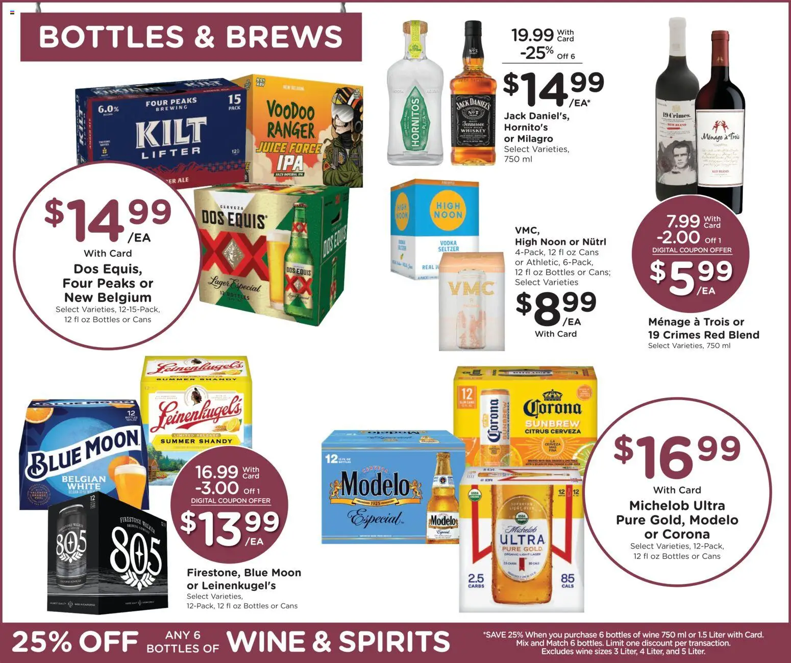 Fry's Food Weekly Ad - valid from 08/05/2026 | Page: 13 | Products: Juice, Wine, Vodka, Whiskey