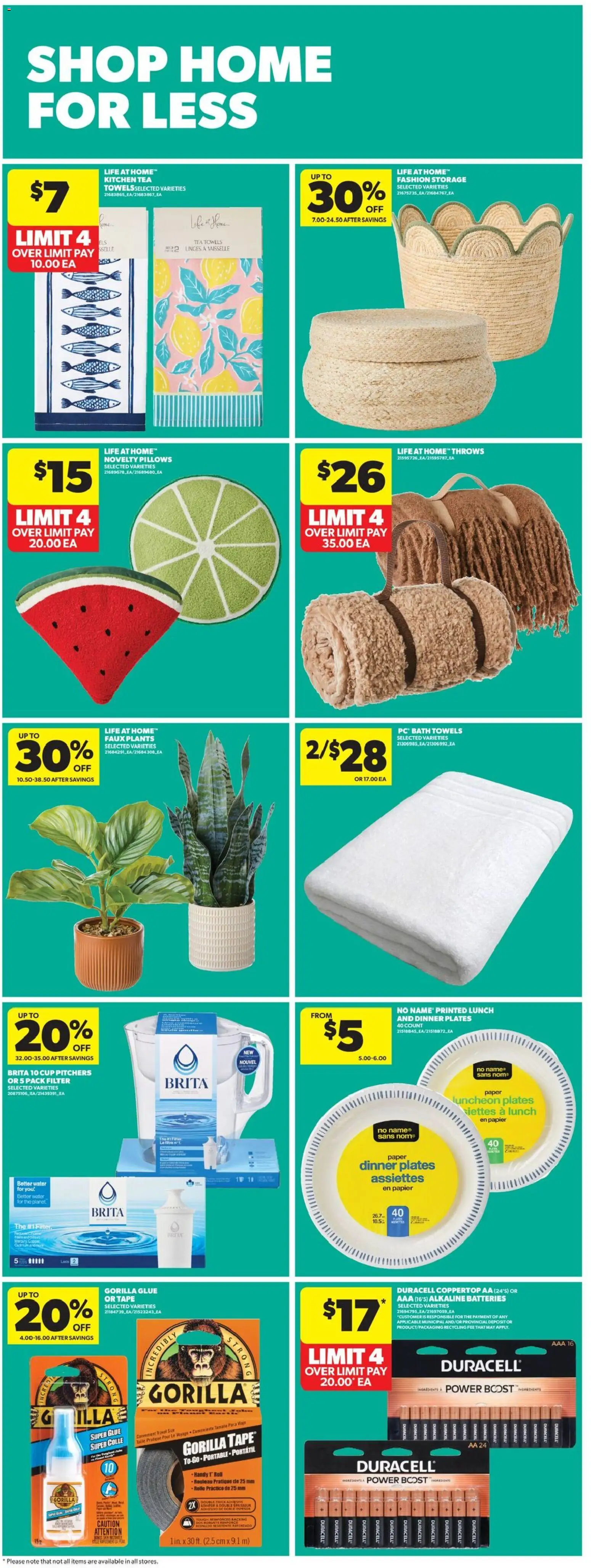 Real Canadian Superstore flyer valid from 07.05.2026 | Page: 40 | Products: Tea, Bath
