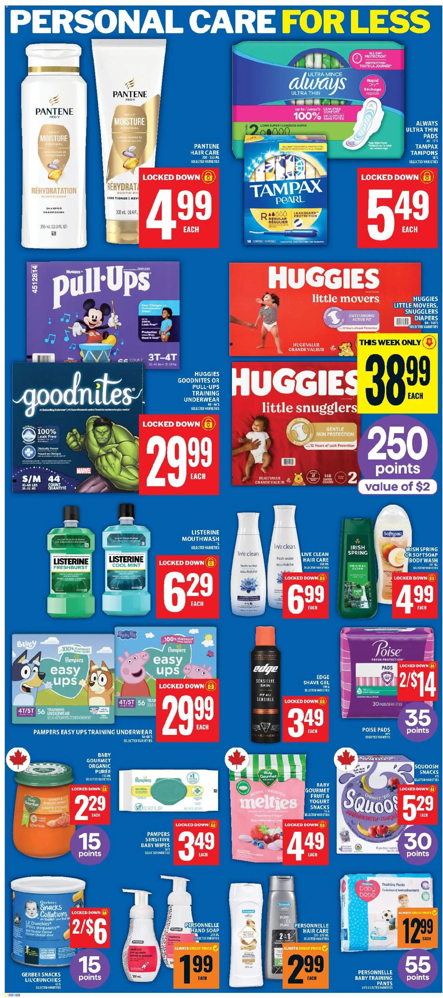 Food Basics flyer valid from Jul 9, 2026 | Page: 16 | Products: Shampoo, Soap, Yogurt, Underwear