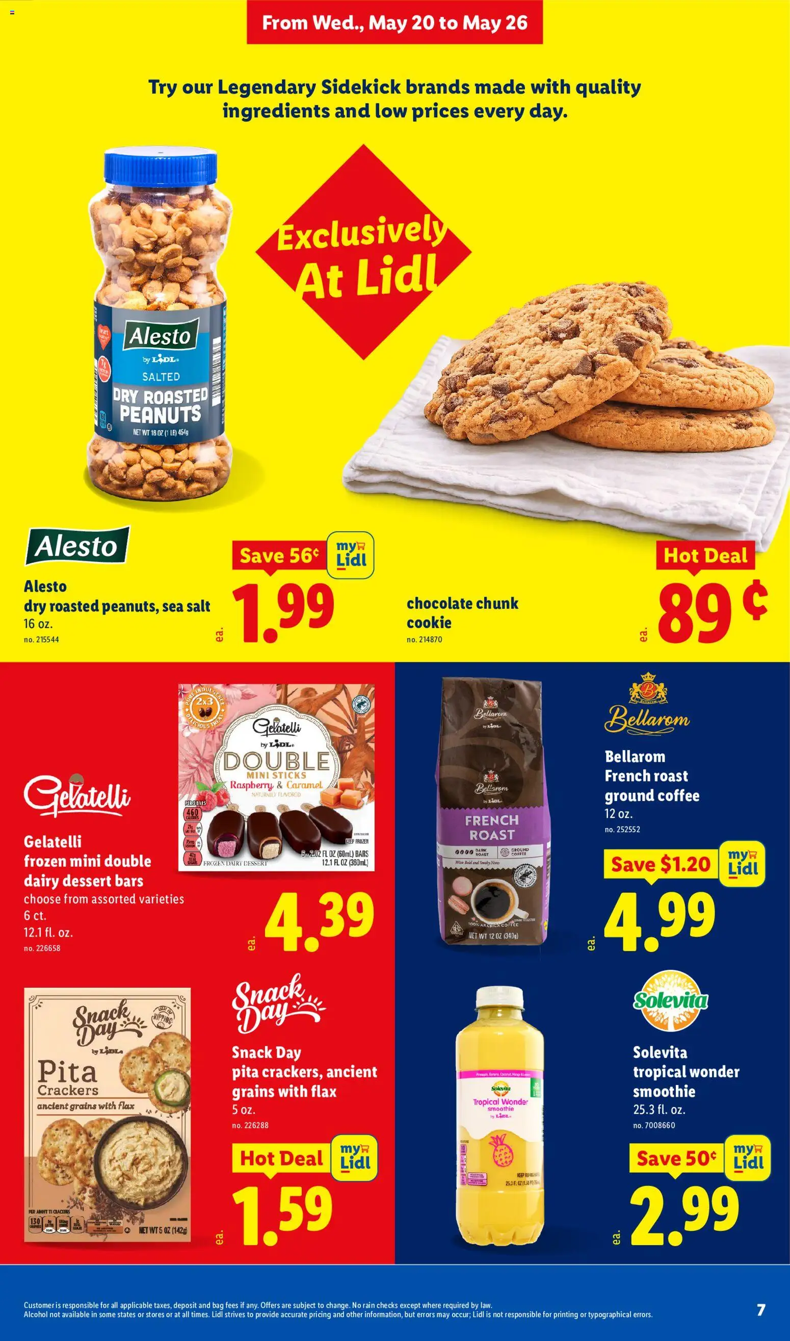 Lidl Weekly Ad - valid from 20.05.2026 | Page: 7 | Products: Coffee, Chocolate, Salt, Raspberry