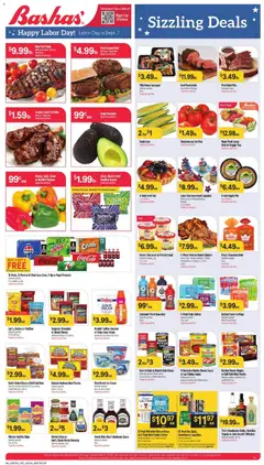 Preview of Basha's weekly ads valid from 09/02/2026 | Page: 2 | Products: Meat, Beef, Whiskey, Apple Pie