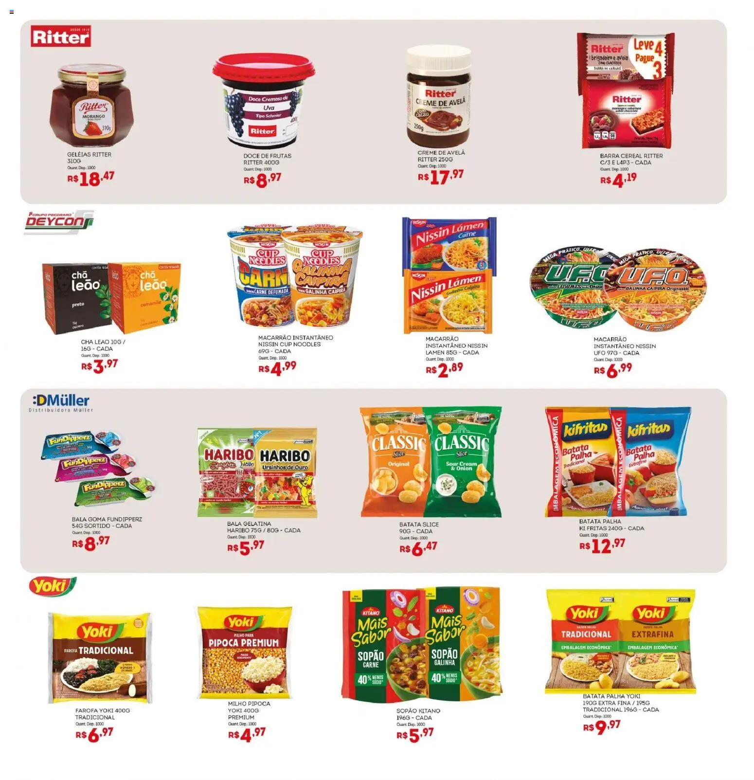 Bistek Supermercados Folheto - válido de 01/07/2026 | Página: 4 | Produtos: Creme, Macarrão instantâneo, Bala, Pipoca