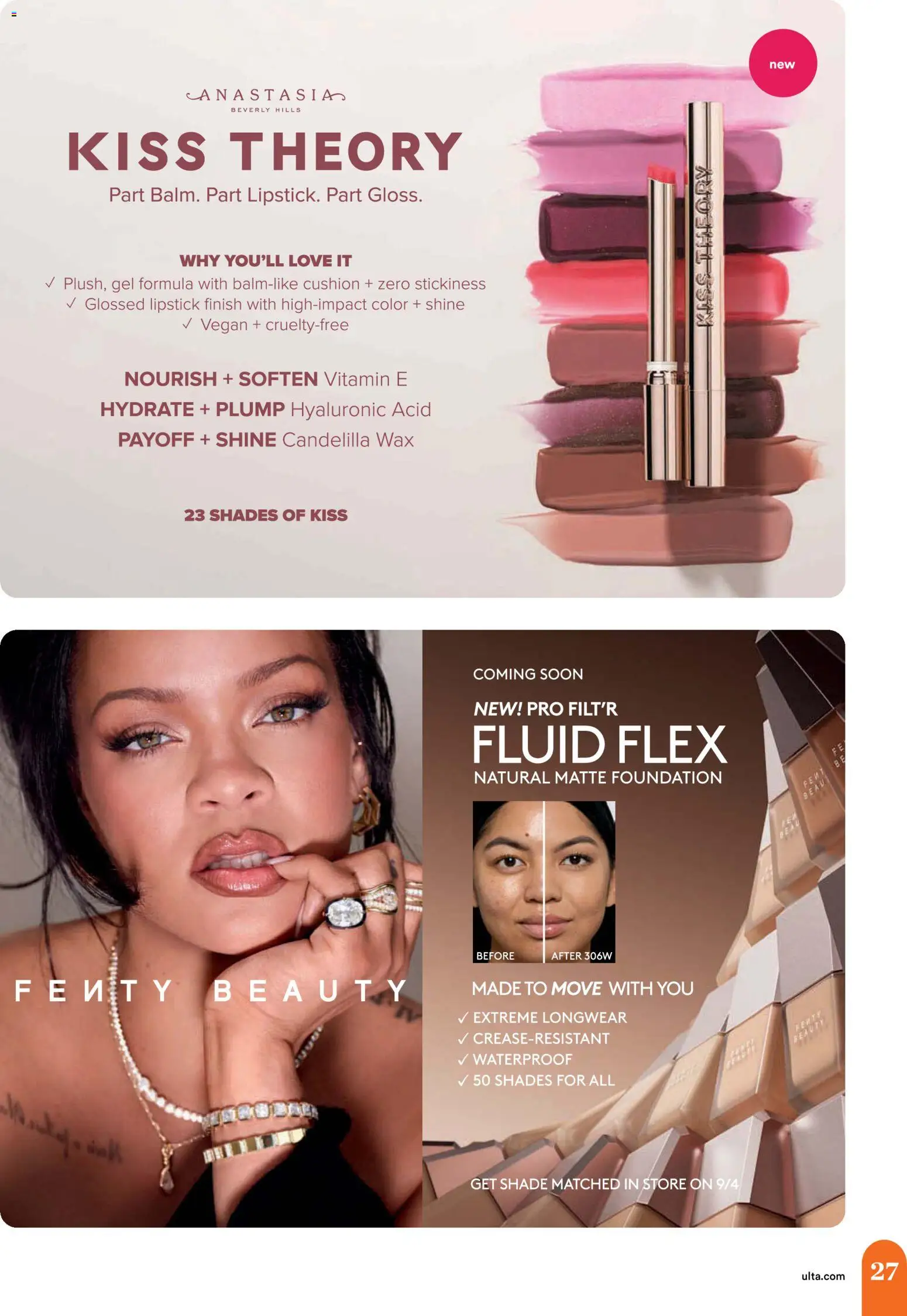Ulta Beauty Weekly Ad - valid from 08/28/2026 | Page: 27 | Products: Vitamin, Foundation, Lipstick, Cushion
