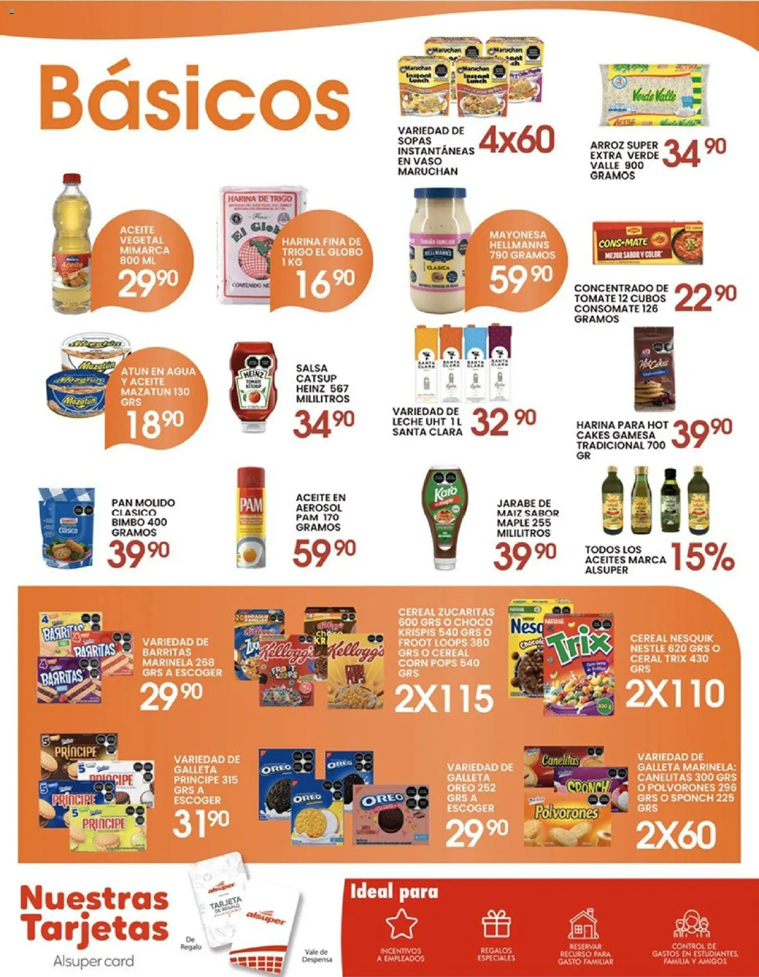 Nuevas ofertas de Alsuper válidas en toda la República Mexicana desde el 24/04/2026. ¡Encuentra las mejores ofertas en Alsuper folleto Chihuahua-Ciudad! | Página: 6 | Productos: Atún, Agua, Leche, Aceite
