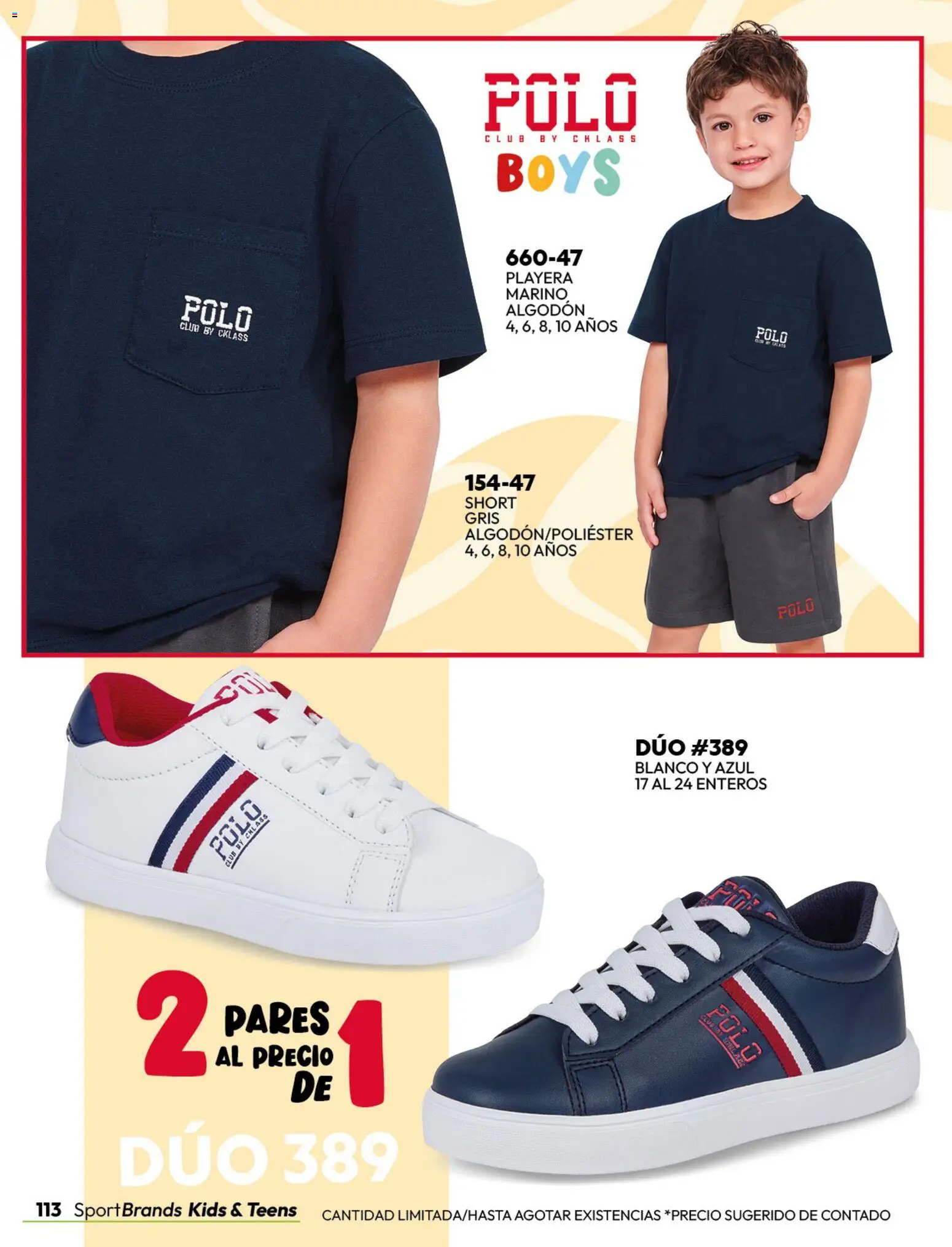 Nuevas ofertas de Cklass válidas en toda la República Mexicana desde el 08/07/2026. ¡Encuentra las mejores ofertas en Cklass catálogo Sportbrands caballero! | Página: 235 | Productos: Algodón, Playera, Short