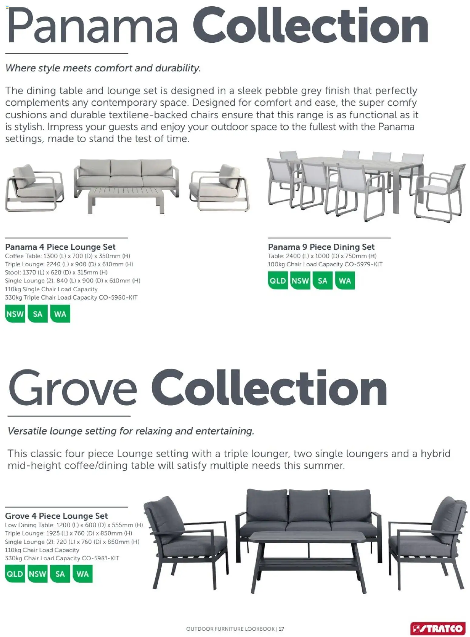 Stratco catalogue - valid from 04/12/2025 | Page: 17 | Products: Table, Chair, Dining set, Stool