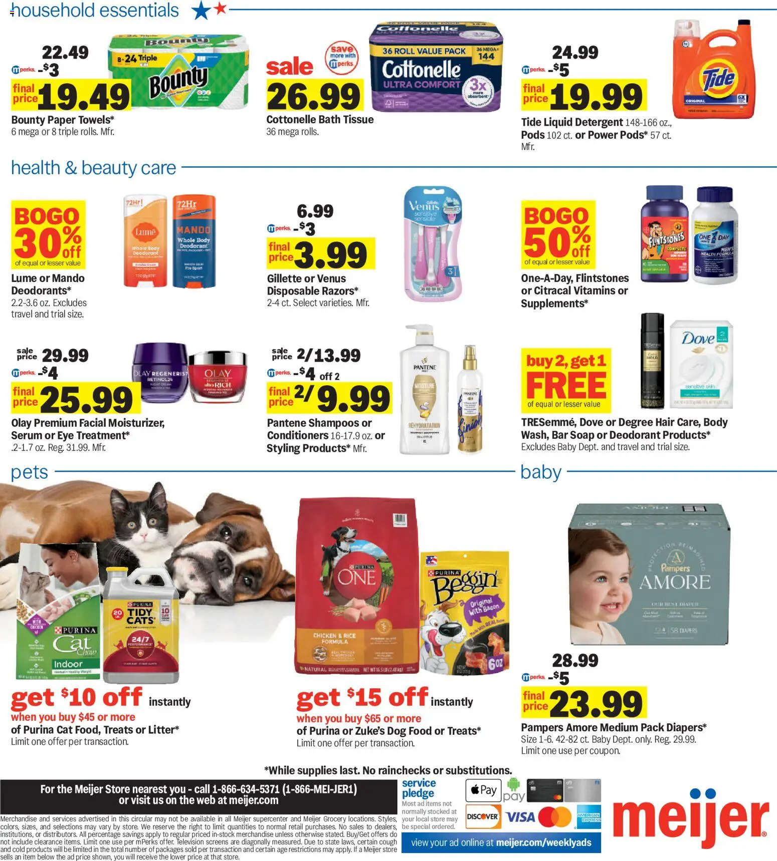 Meijer Weekly Ad - valid from 08/05/2026 | Page: 6 | Products: Meat, Carrot, Vegetables, Donut