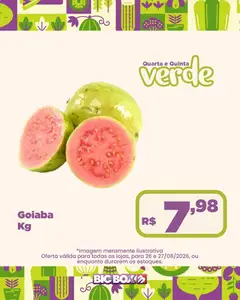 Big Box ofertas Quarta e Quinta Verde - Pré-Visualização do folheto da loja Big Box, válido de 26/08/2026 | Página: 5 | Produtos: Goiaba