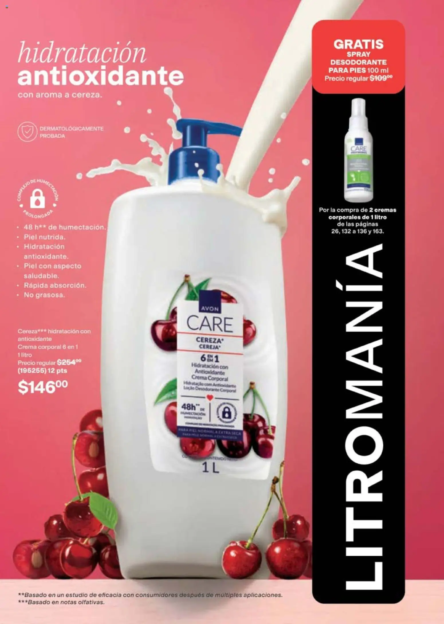 Nuevas ofertas de AVON válidas en toda la República Mexicana desde el 11/09/2026. ¡Encuentra las mejores ofertas en AVON campaña 14 2026! | Página: 133 | Productos: Desodorante, Crema, Crema corporal