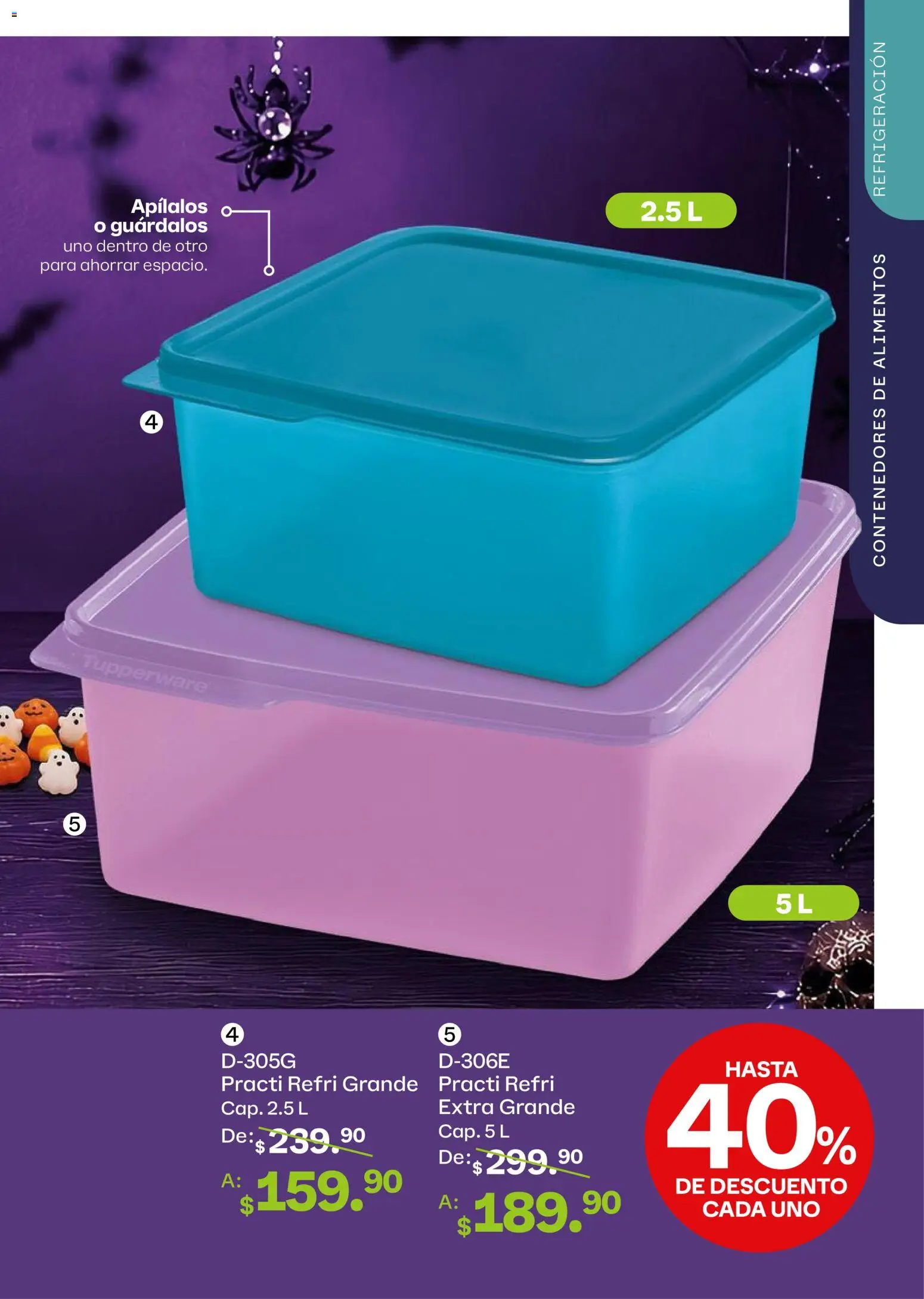 Nuevas ofertas de Tupperware válidas en toda la República Mexicana desde el 05/10/2026. ¡Encuentra las mejores ofertas en Tupperware catálogo! | Página: 43