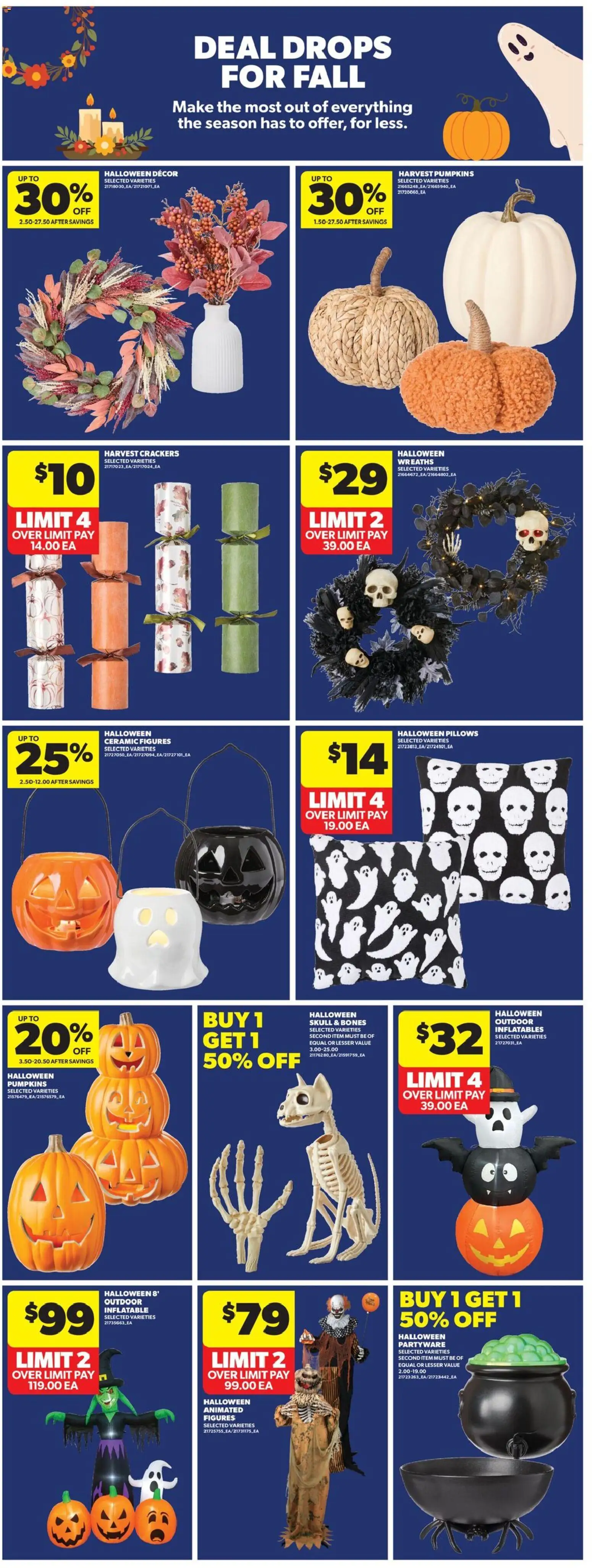 Real Canadian Superstore flyer valid from Oct 1, 2026 | Page: 40 | Products: Crackers, Wreaths