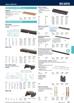 Preview of Jaycar Engineering & Scientific Catalogue 2025/2026  - valid from 09.07.2025 | Page: 281 | Products: Batteries, Phone, Cable, Strip