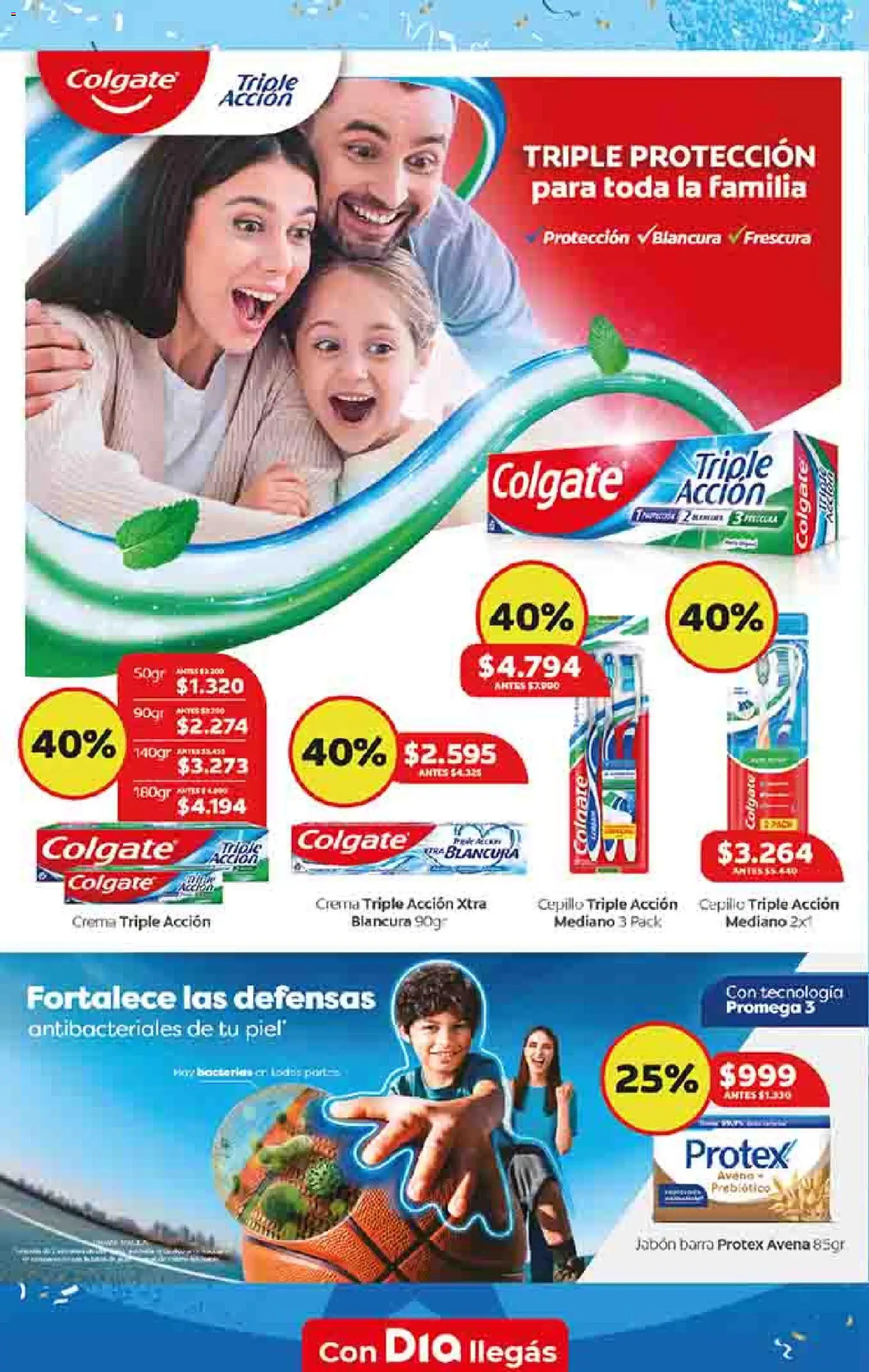 Supermercado DIA Ofertas │ válido desde el 17.06.2026 | Página: 25 | Productos: Cepillo, Avena, Jabón, Crema