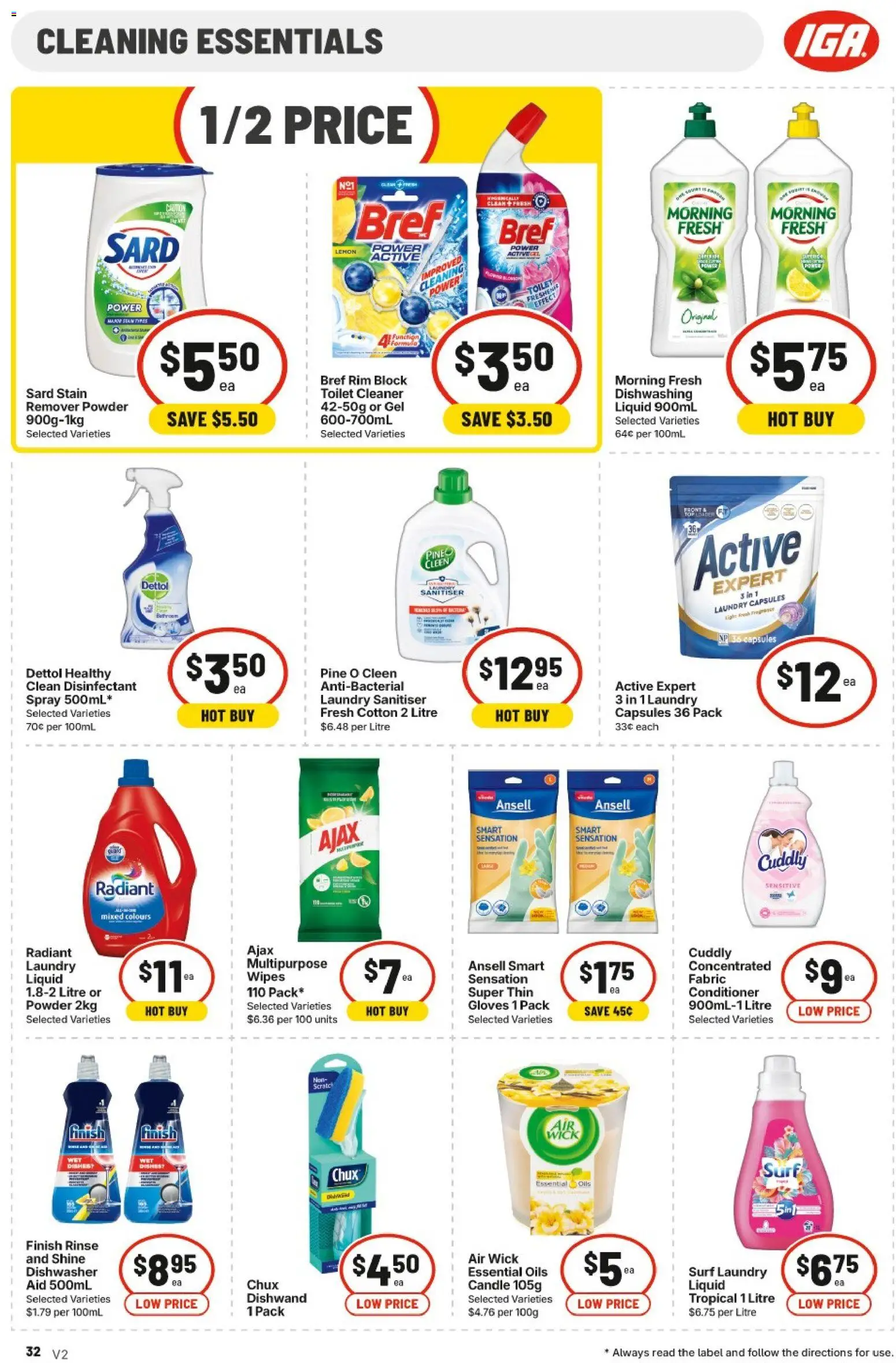 IGA catalogue - valid from 15/07/2026 | Page: 31 | Products: Powder, Cleaner, Laundry, Multipurpose