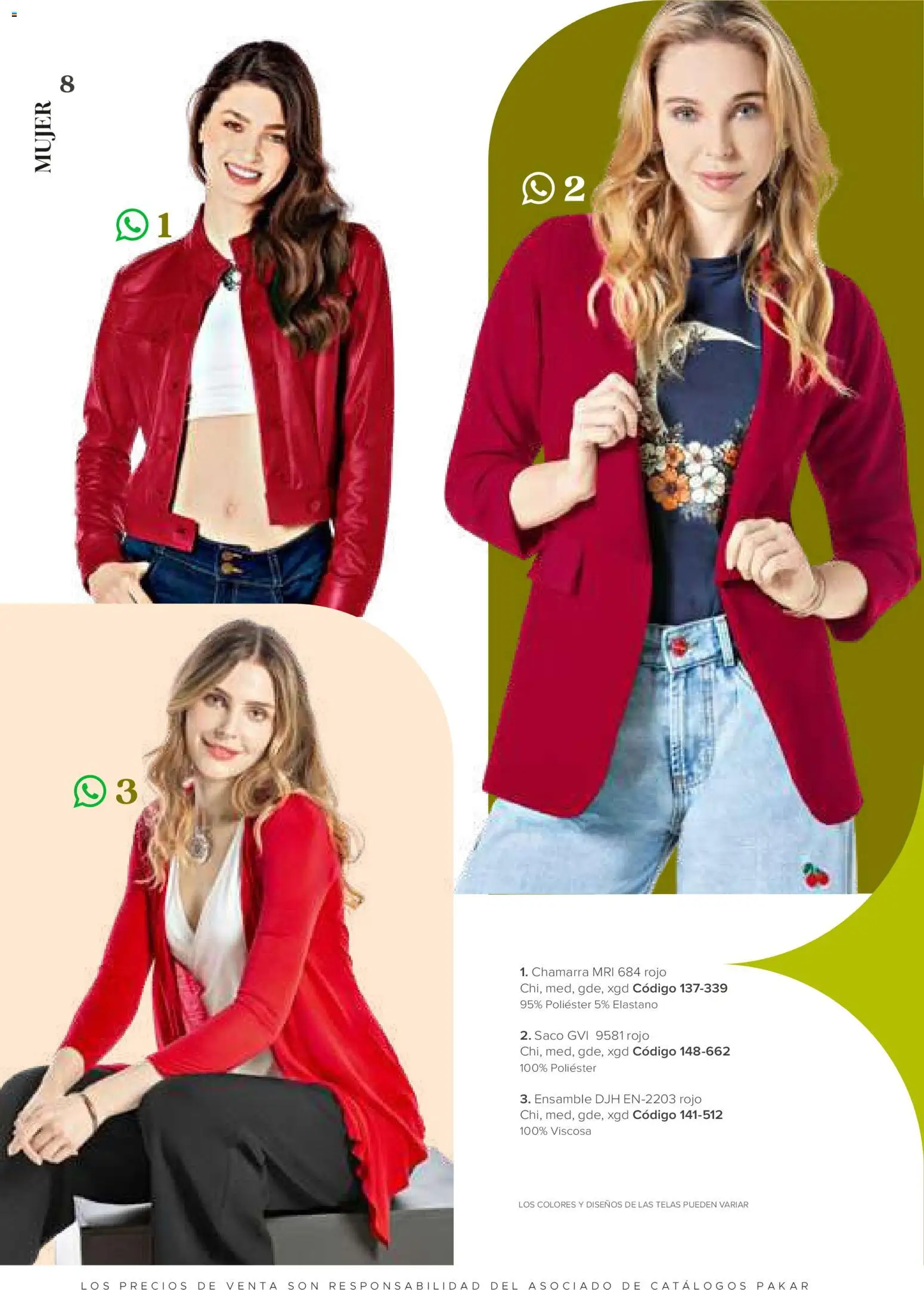 Nuevas ofertas de SC Pakar válidas en toda la República Mexicana desde el 31/07/2026. ¡Encuentra las mejores ofertas en SC Pakar catálogo Ropa! | Página: 8 | Productos: Chamarra