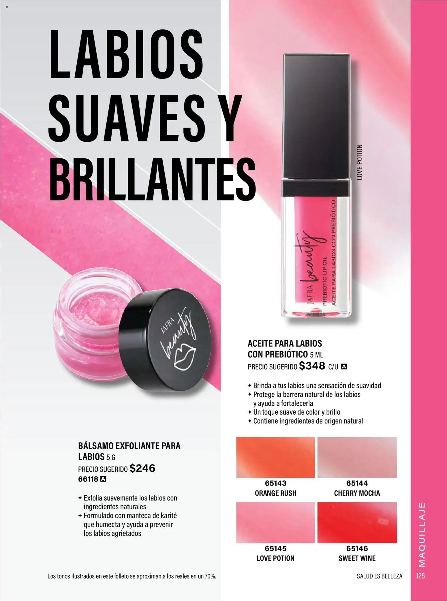 Nuevas ofertas de JAFRA válidas en toda la República Mexicana desde el 01/07/2026. ¡Encuentra las mejores ofertas en JAFRA catálogo Organizador de Ventas! | Página: 125 | Productos: Radiante, Maquillaje