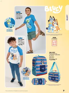 Vista previa de Andrea catálogo Lo más divertindo en ropa, nuevo folleto de la tienda, válido en México a partir del 24.05.2026 | Página: 7 | Productos: Algodón, Playera, Liga