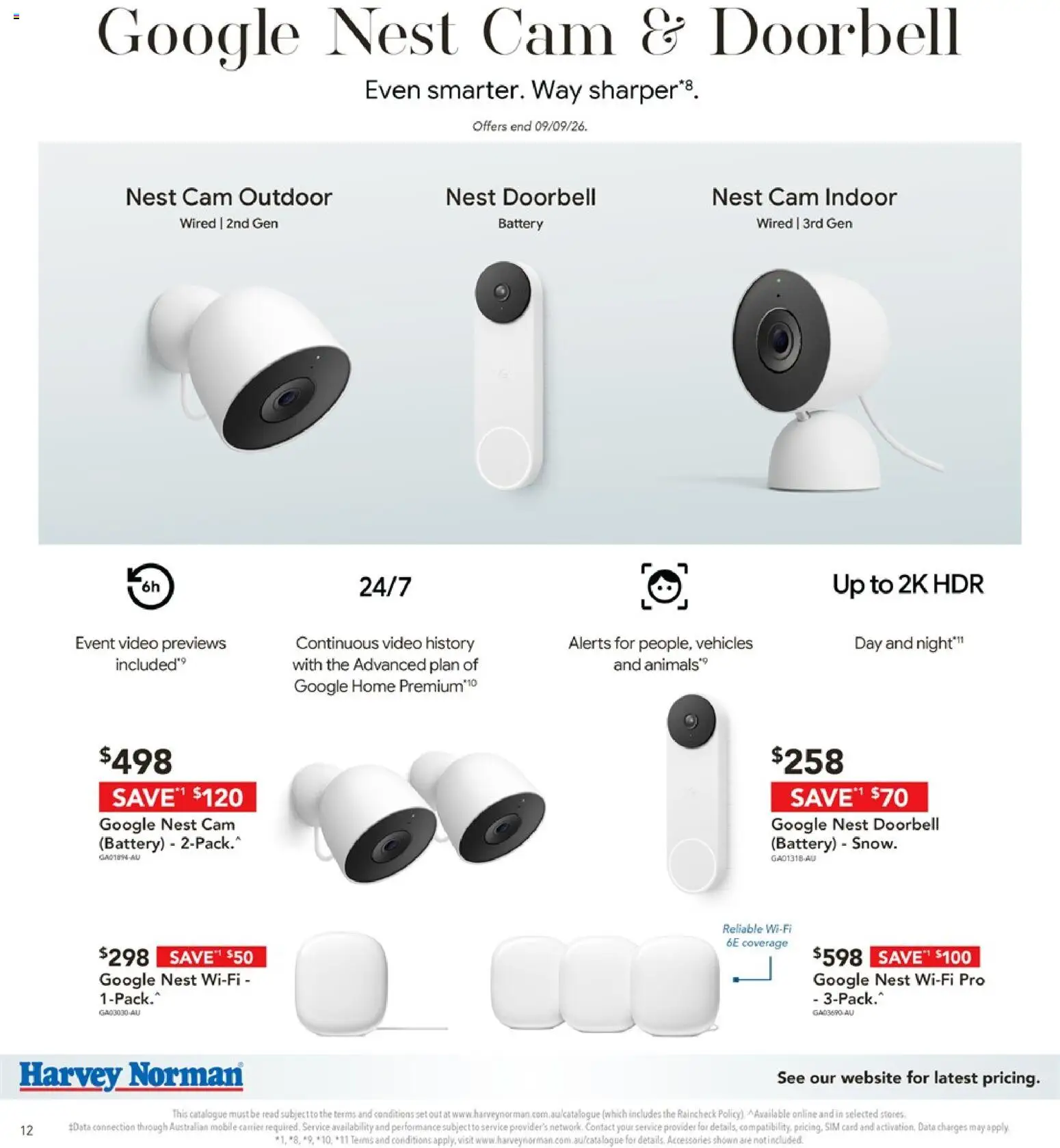 Harvey Norman catalogue - valid from 08/09/2026 | Page: 12 | Products: Battery, Accessories, Mobile, Video