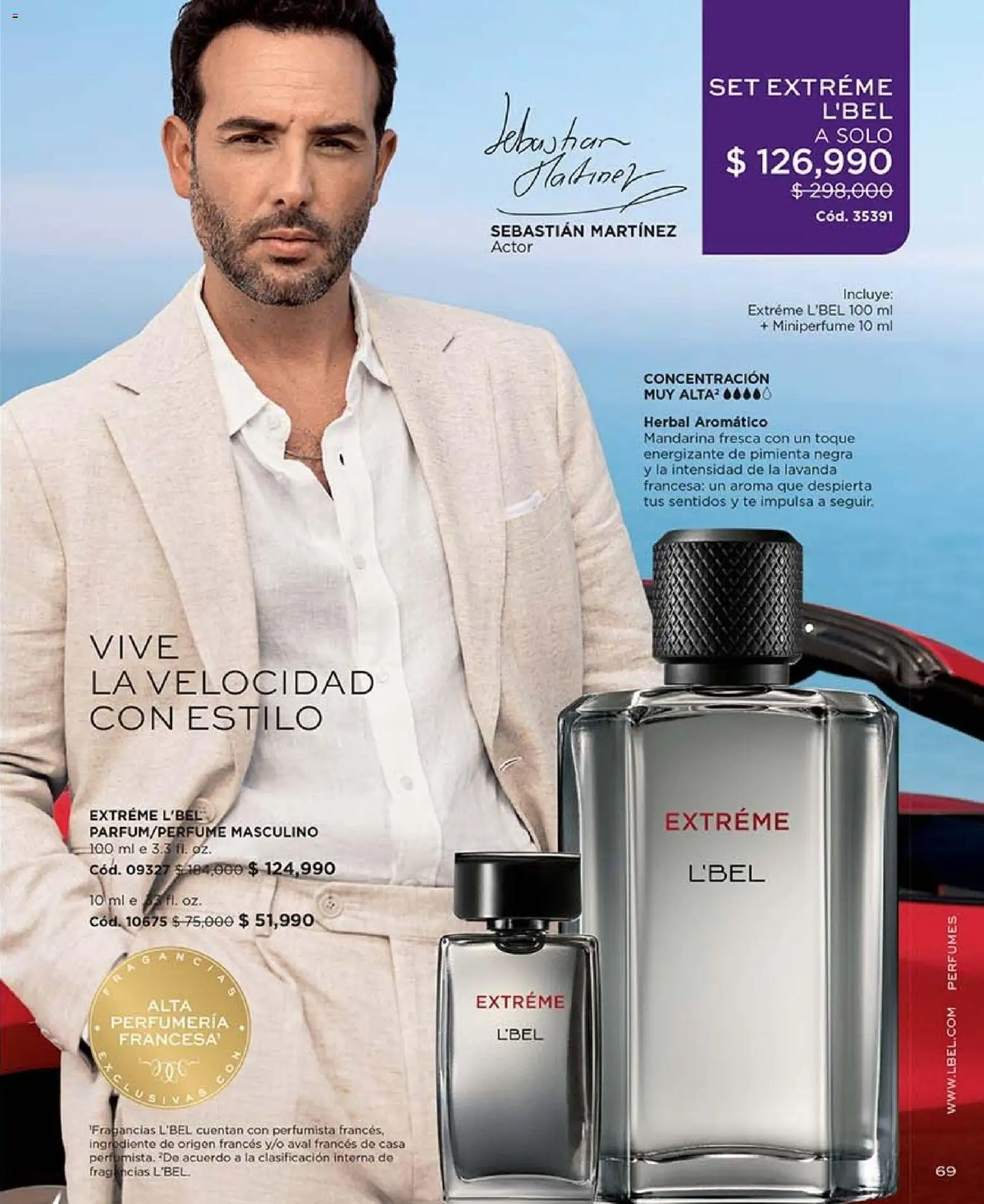 L'Bel revista - valida desde el 30/10/2026 | Página: 69 | Productos: Pimienta, Té, Perfumes