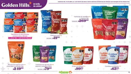 Vista previa de La Comer folleto Golden Hills, nuevo folleto de la tienda, válido en México a partir del 10.04.2026 | Página: 10