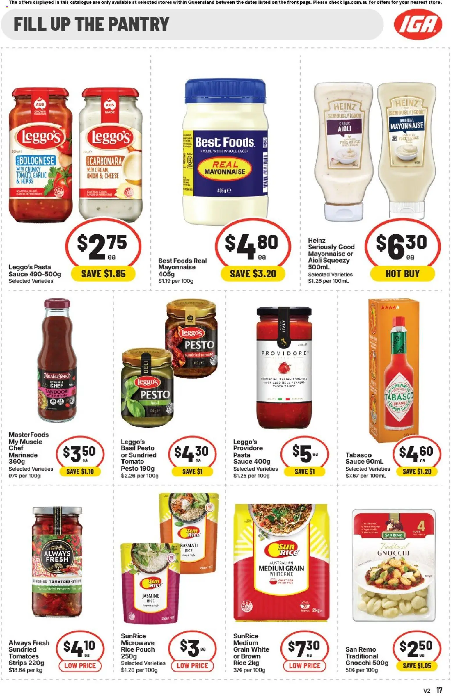 IGA catalogue - valid from 26/08/2026 | Page: 17 | Products: Tomato, Onion, Microwave, Gnocchi