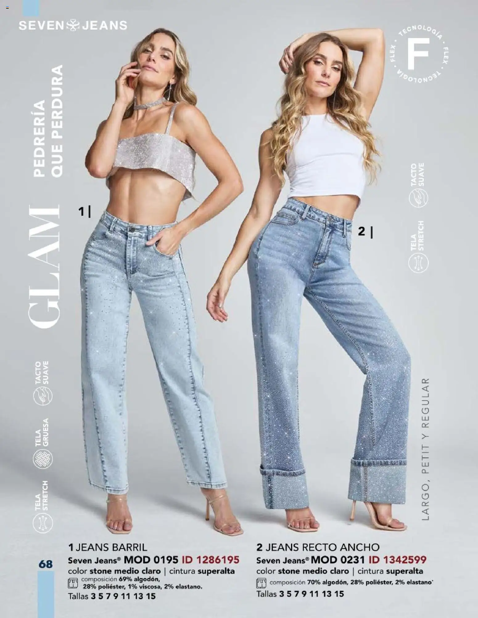 Nuevas ofertas de Price Shoes válidas en toda la República Mexicana desde el 03/08/2026. ¡Encuentra las mejores ofertas en Price Shoes catálogo Jeans! | Página: 68