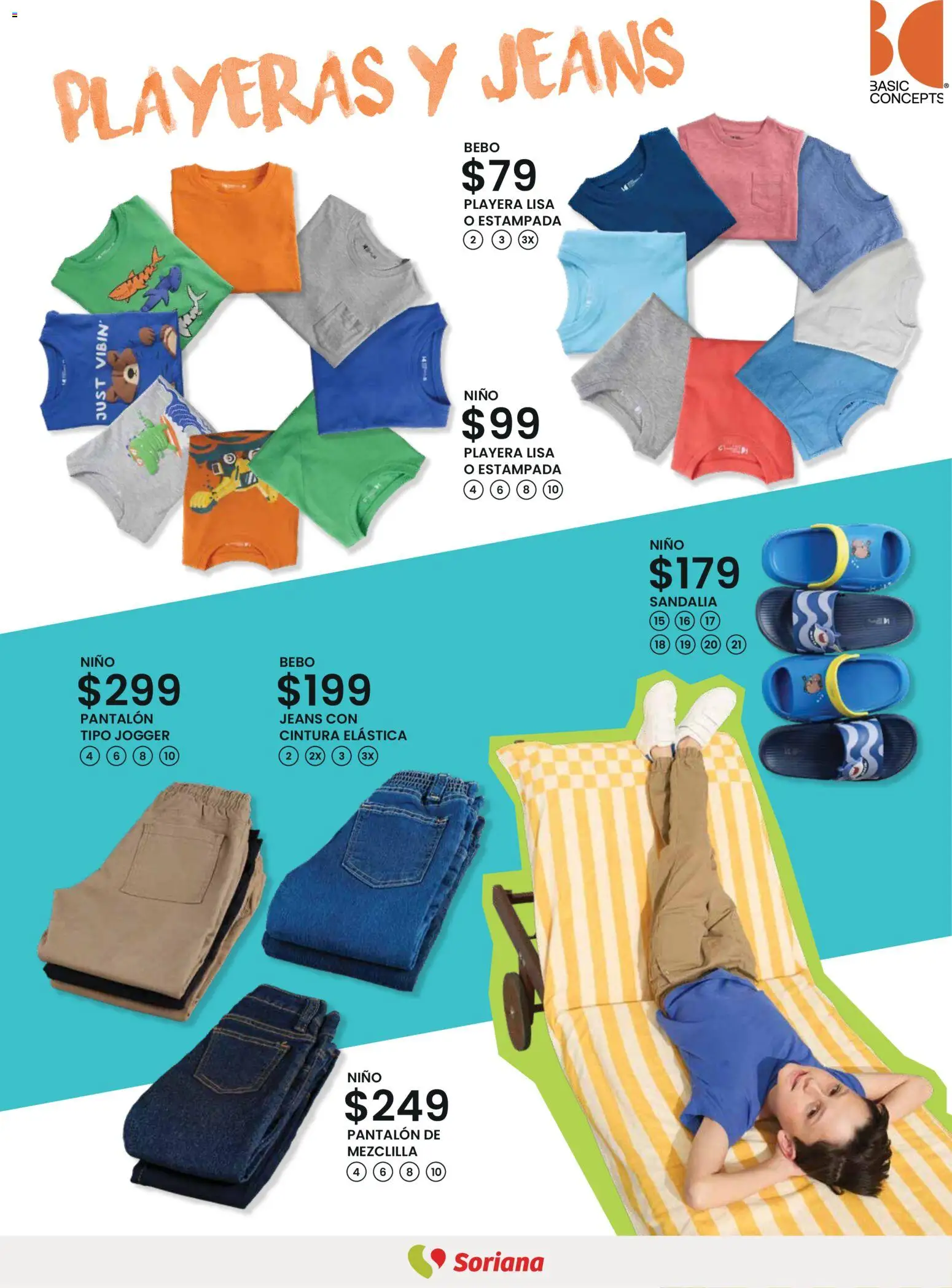 Nuevas ofertas de Soriana válidas en toda la República Mexicana desde el 12.03.2026. ¡Encuentra las mejores ofertas en Soriana - Catálogo Primavera Verano Híper Nacional! | Página: 16 | Productos: Playera