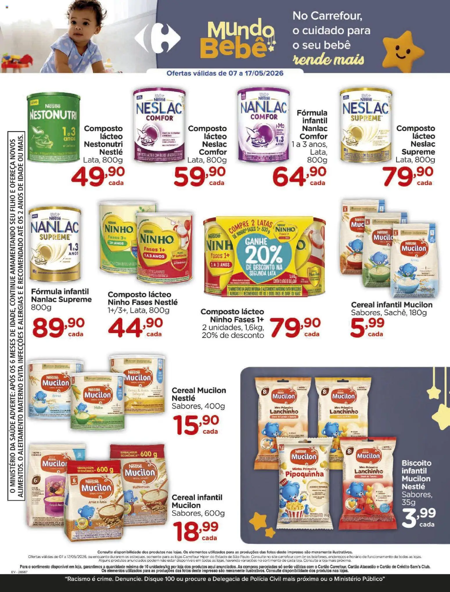Carrefour Folheto - válido de 07.05.2026 | Página: 7 | Produtos: Probióticos, Biscoito, Mucilon, Avelã
