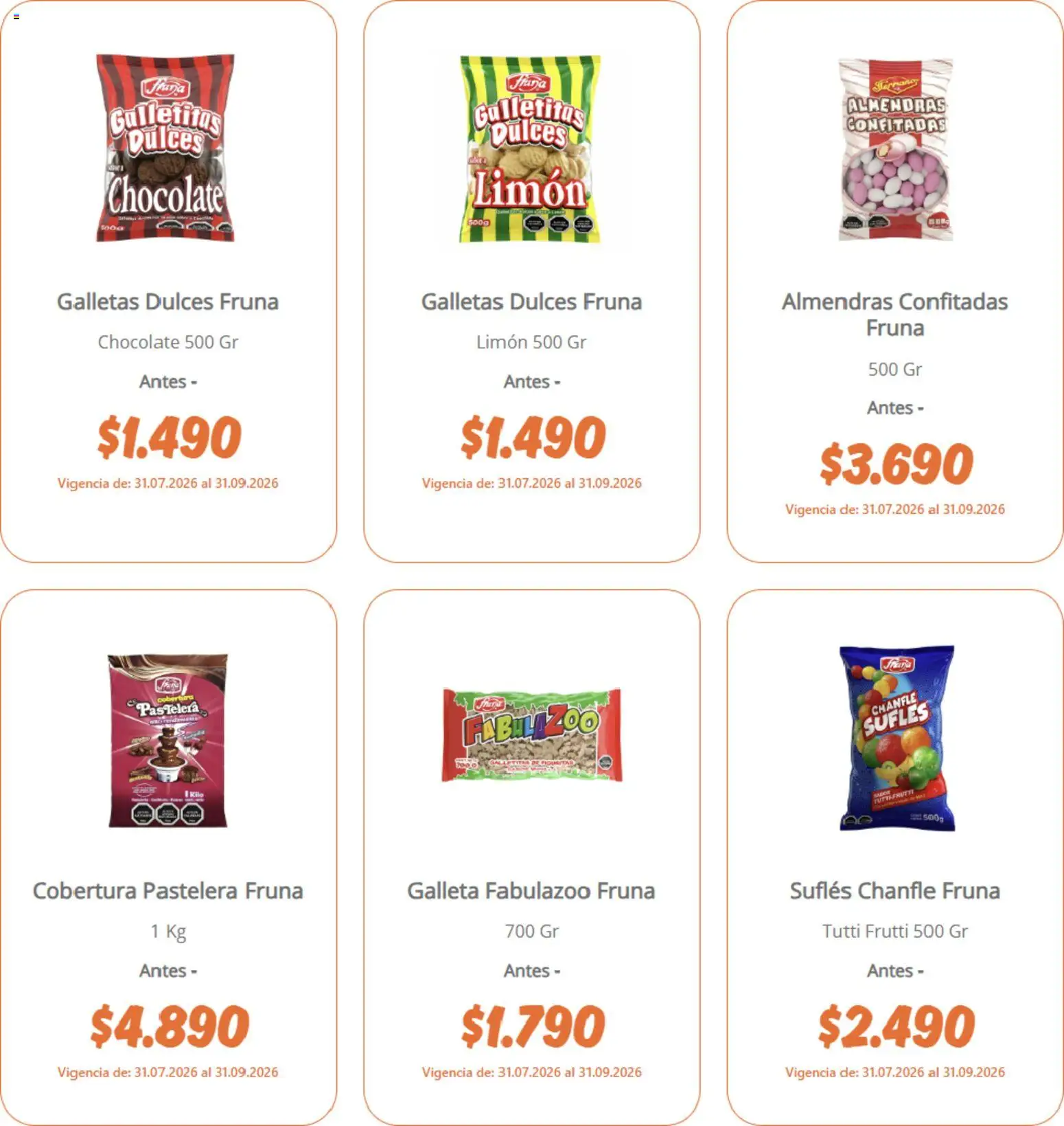Mayorista 10 Ofertas │ válido desde el 30.07.2026 | Página: 2 | Productos: Limón, Dulces, Almendras, Galletas