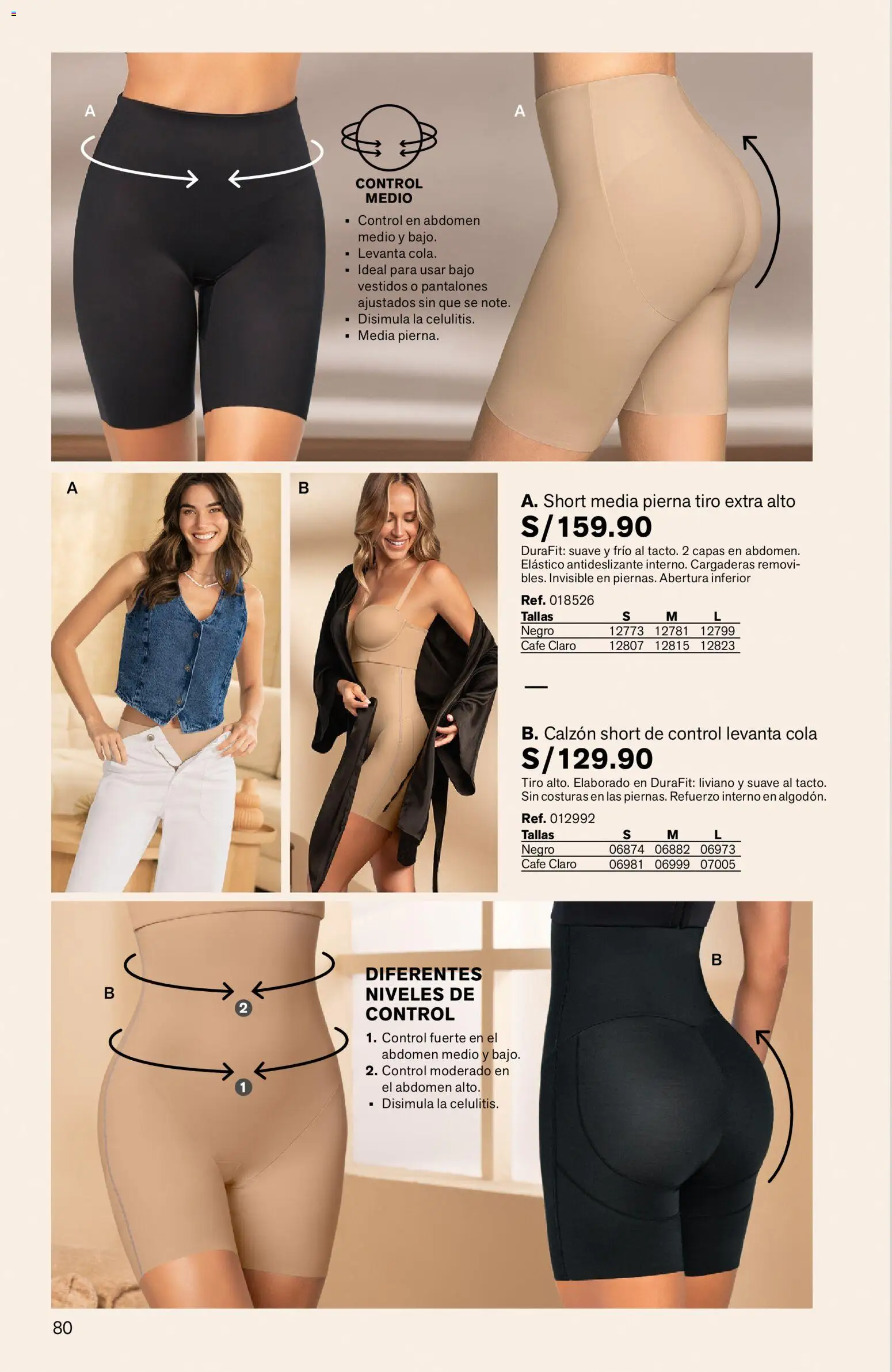 Catálogo Leonisa válido desde 25/06/2026 | Página: 80 | Productos: Café, Pantalones