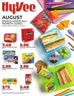 Preview of HyVee weekly ads valid from 08/03/2026