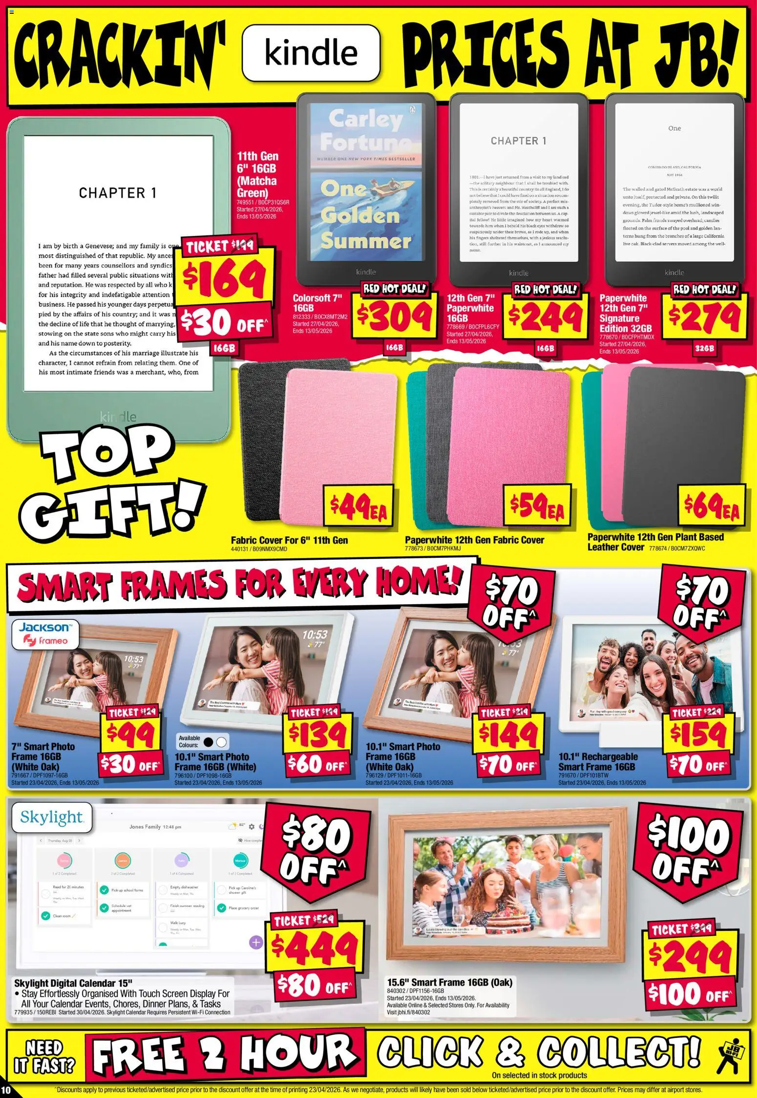 JB Hi-Fi catalogue - valid from 07.05.2026 | Page: 10 | Products: Plant, Potatoes, Washer, Screen