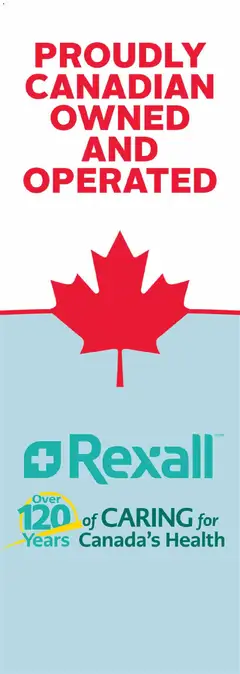 Preview of Rexall weekly flyer / circulaire from shop Rexall valid from Aug 14, 2026