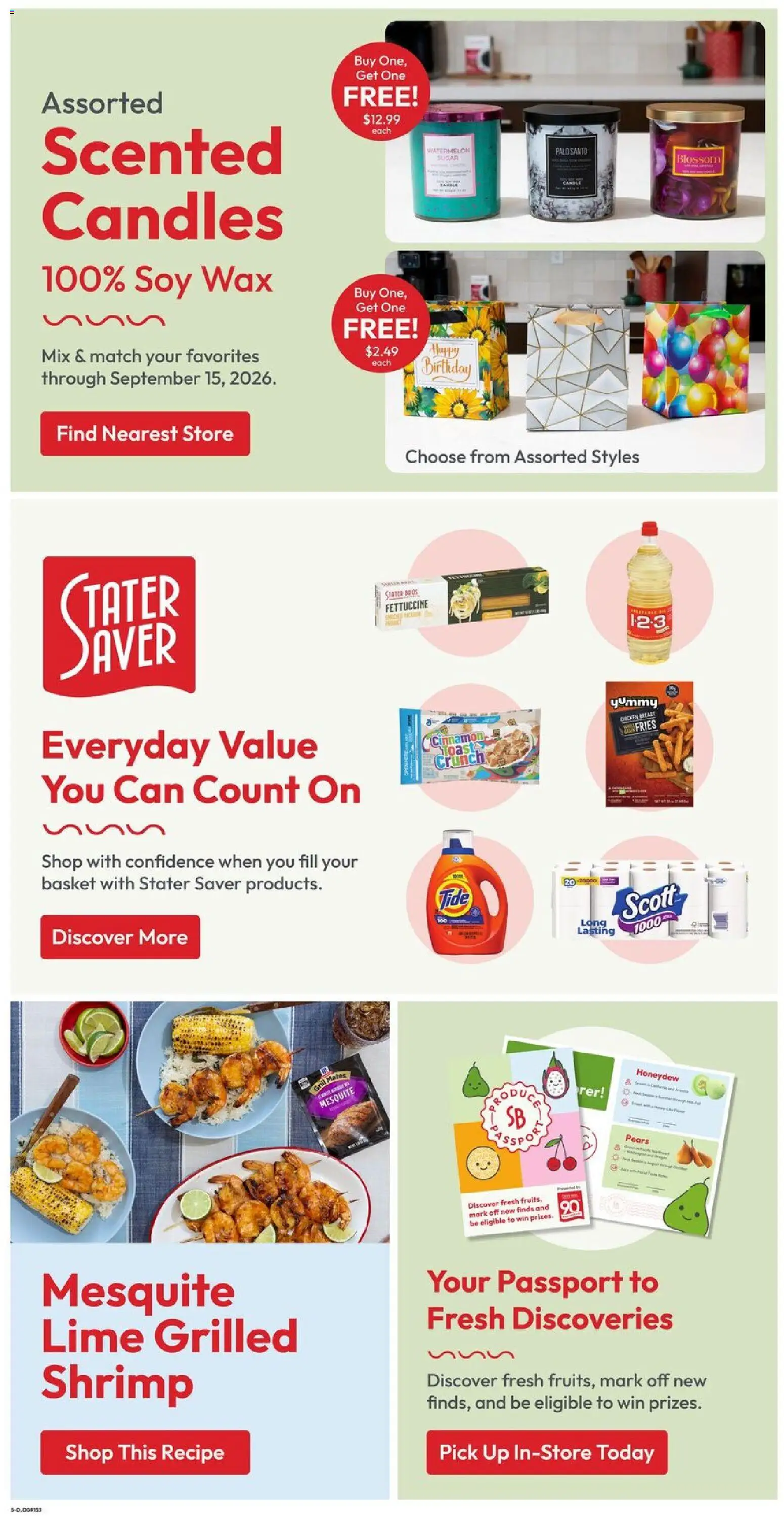 Stater Bros Weekly Ad - valid from 09/02/2026 | Page: 5 | Products: Shrimp, Basket, Chicken, Lime