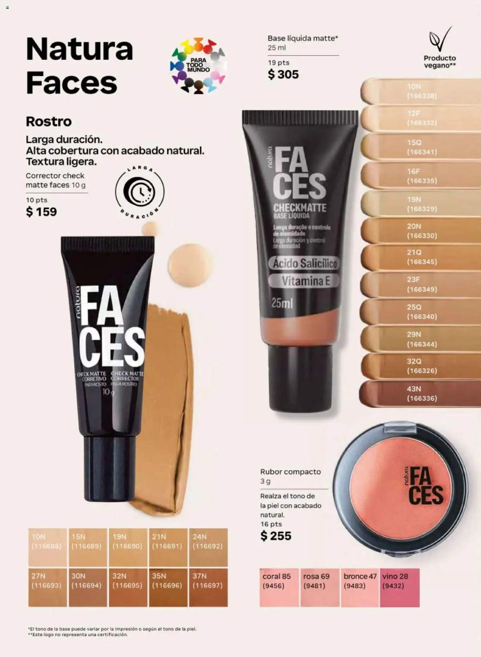Nuevas ofertas de Natura válidas en toda la República Mexicana desde el 24.04.2026. ¡Encuentra las mejores ofertas en Natura campaña 7 2026! | Página: 70 | Productos: Vino, Corrector, Rubor