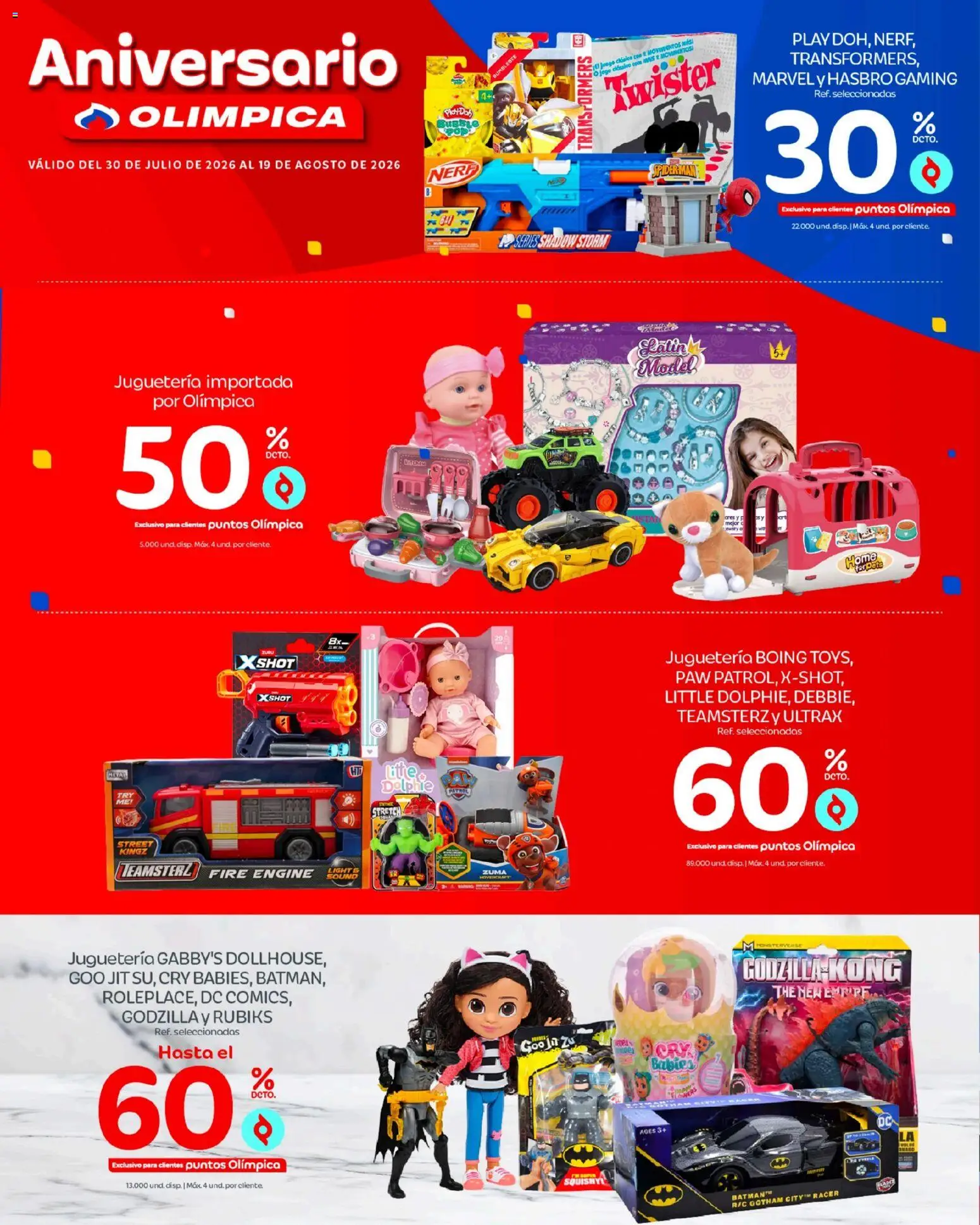 Olímpica revista - valida desde el 30/07/2026 | Página: 33 | Productos: Juego